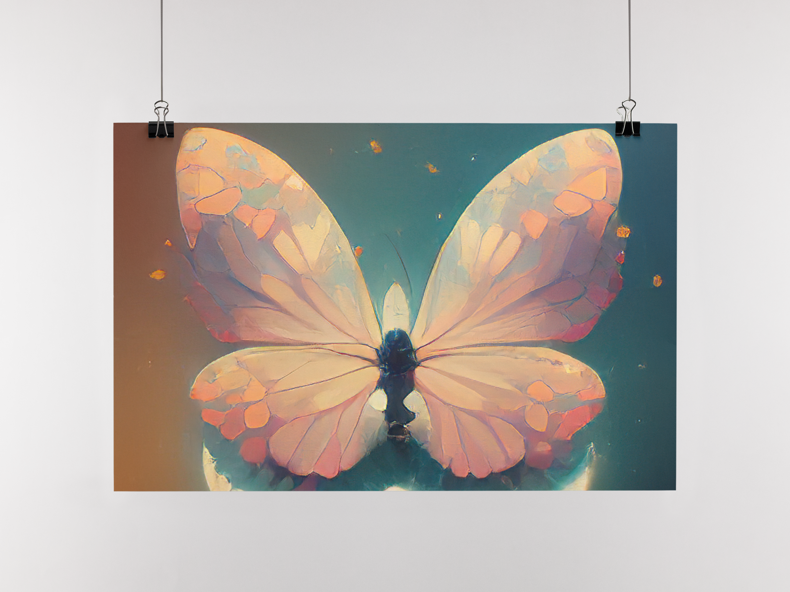 Nome do produto: Poster Borboleta Encantada