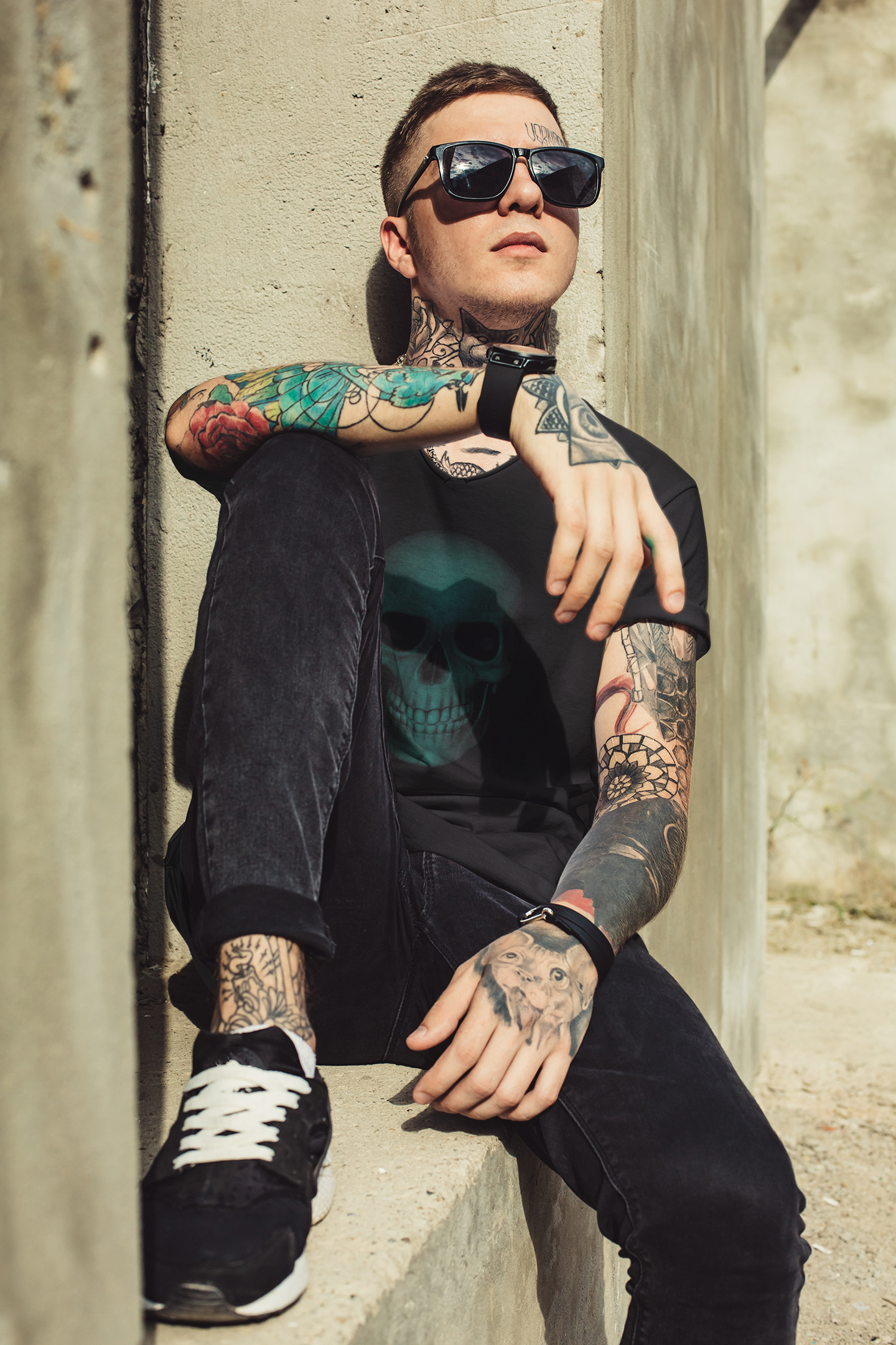 Nome do produto: Camiseta Caveira Verde 1