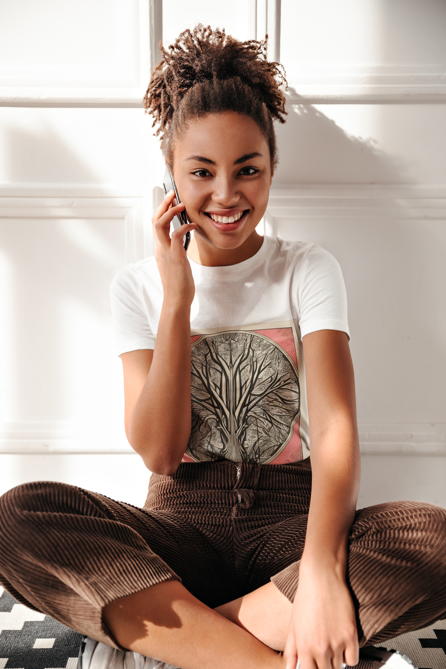 Nome do produto: Camiseta Baby Long Arvore tribal 5