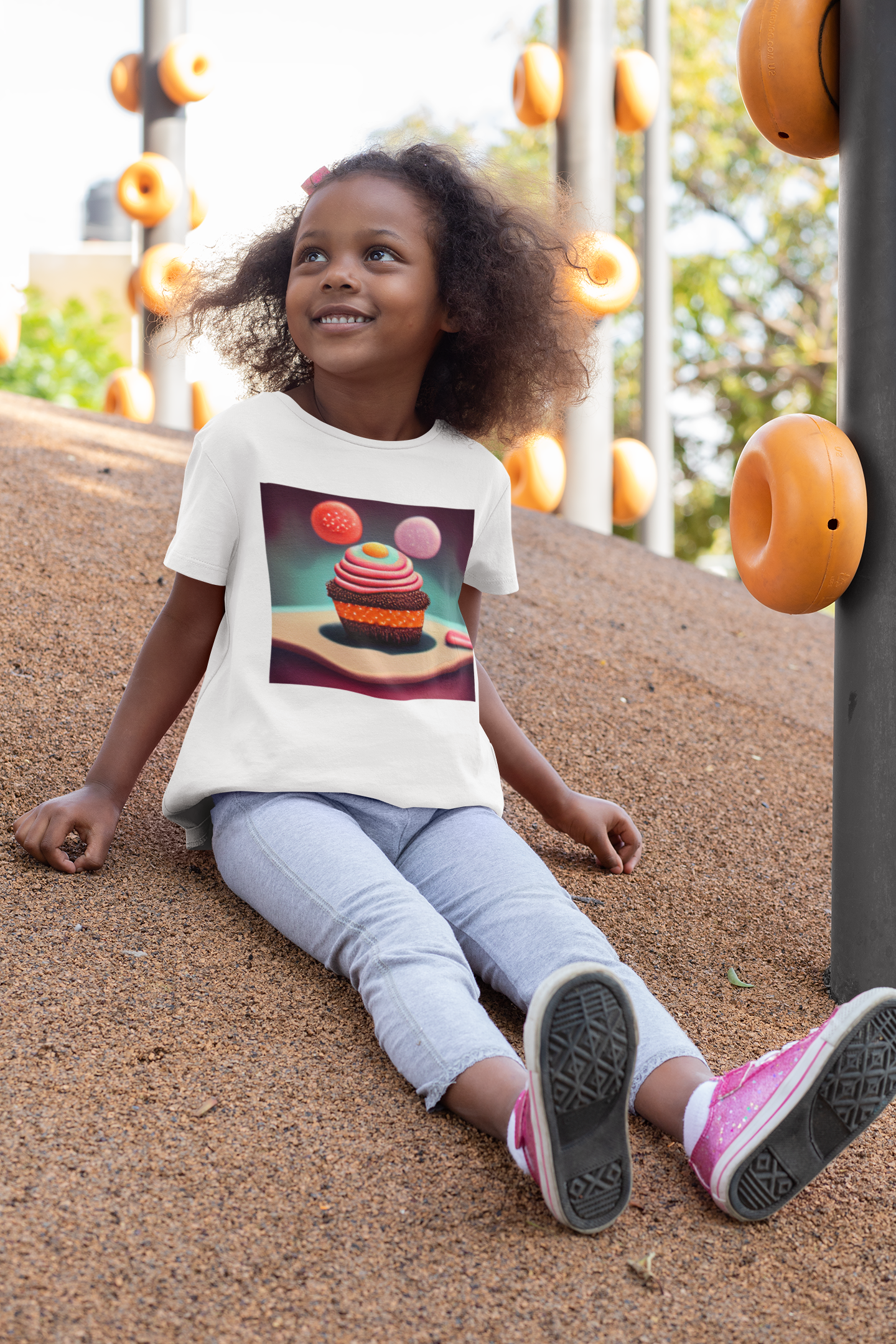 Nome do produto: Camiseta infantil Cupcake 2