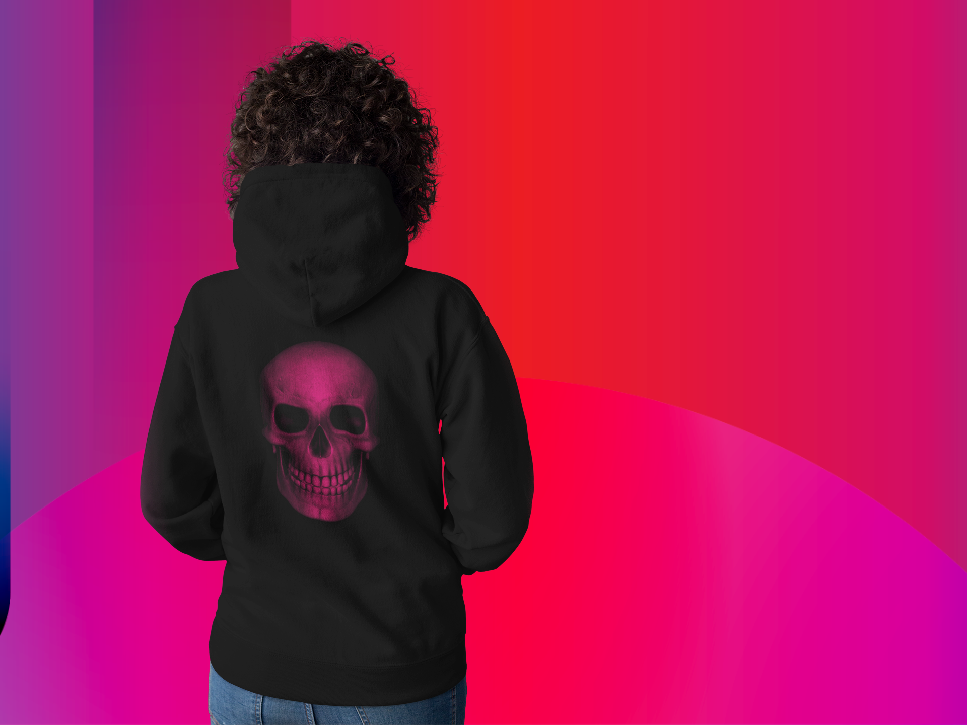 Nome do produto: Moletom Pink Caveira