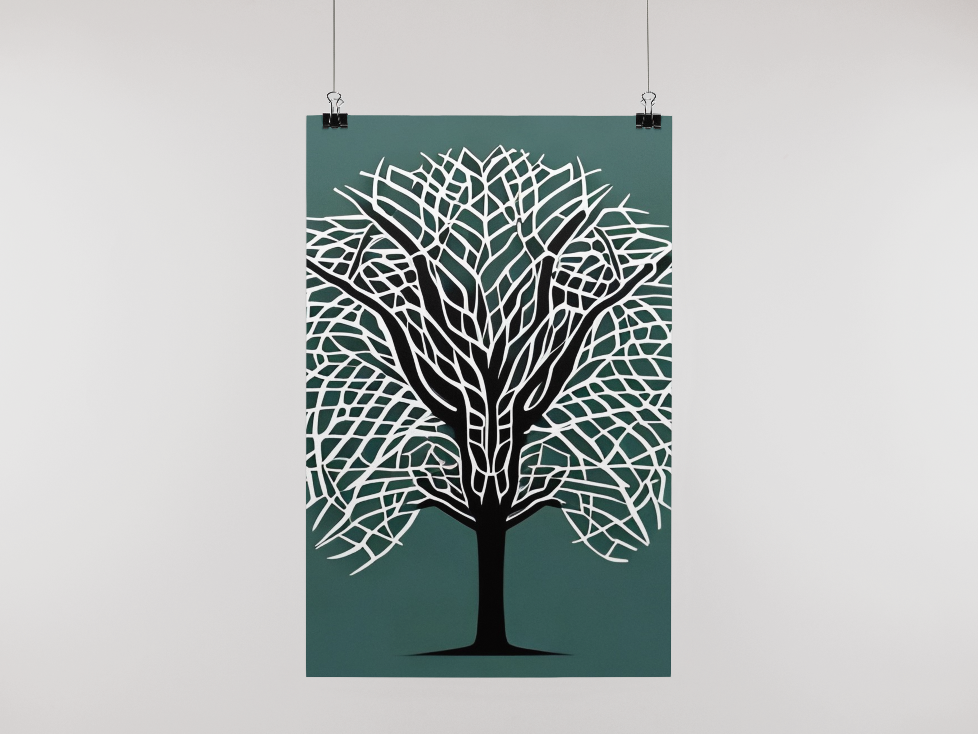 Nome do produto: Poster Arvore Tribal 4