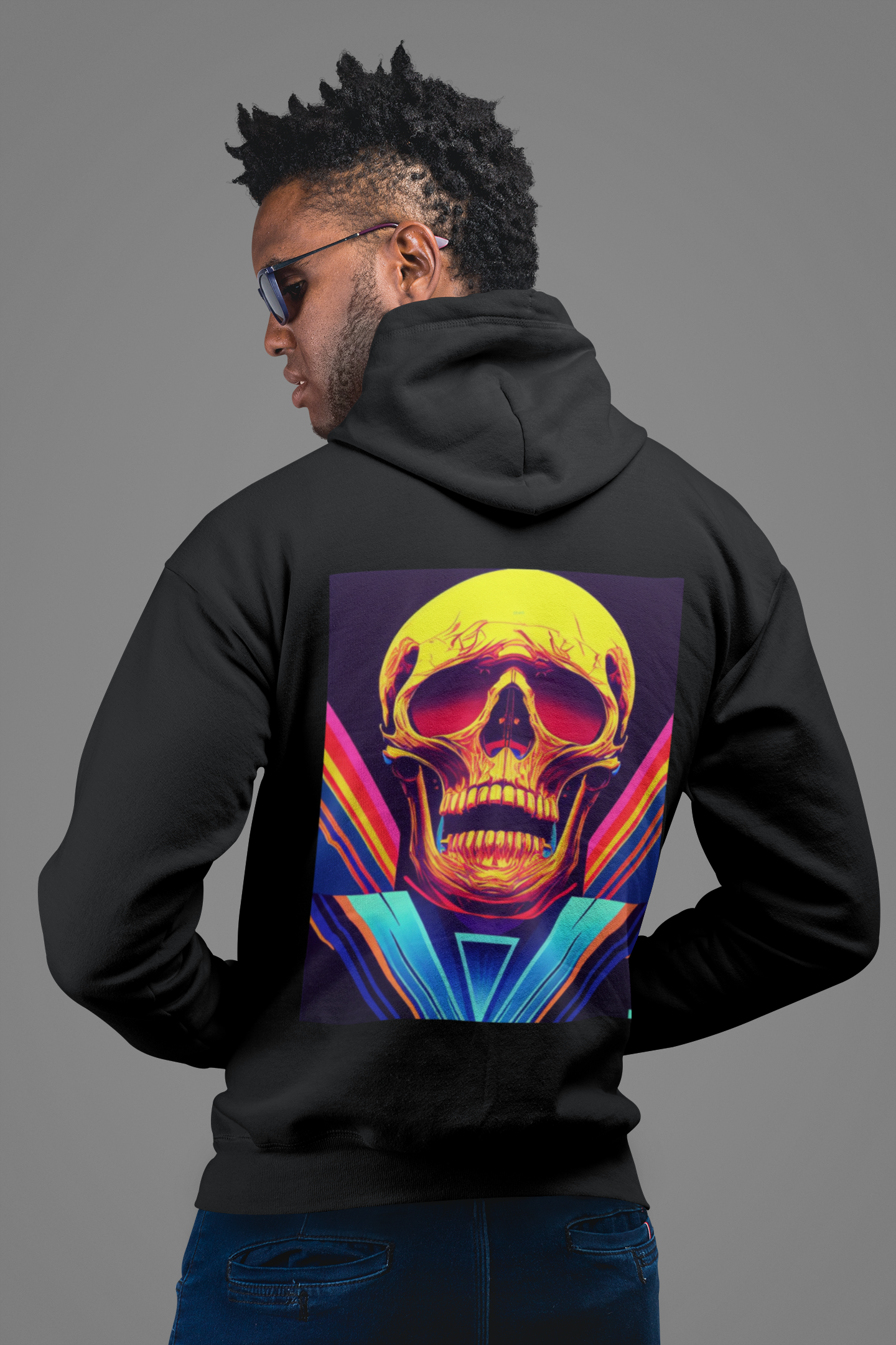 Nome do produto: Moletom Caveira Rock Vintage