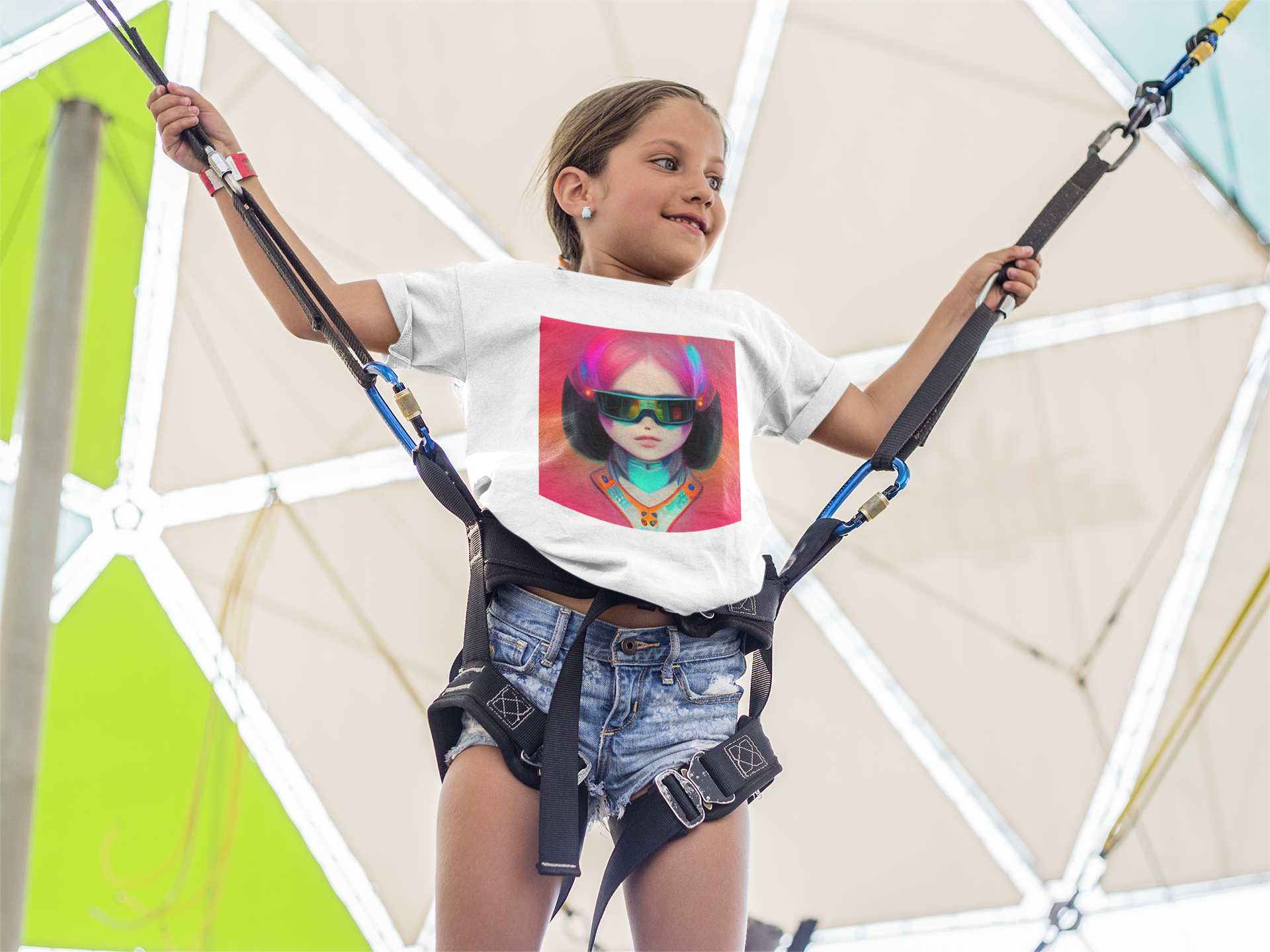 Nome do produto: Camiseta Infantil Garota VR