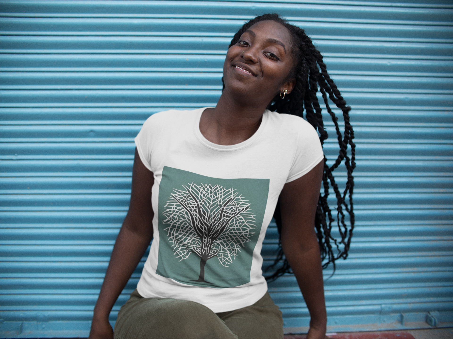 Nome do produto: Camiseta Baby Long Arvore tribal 4