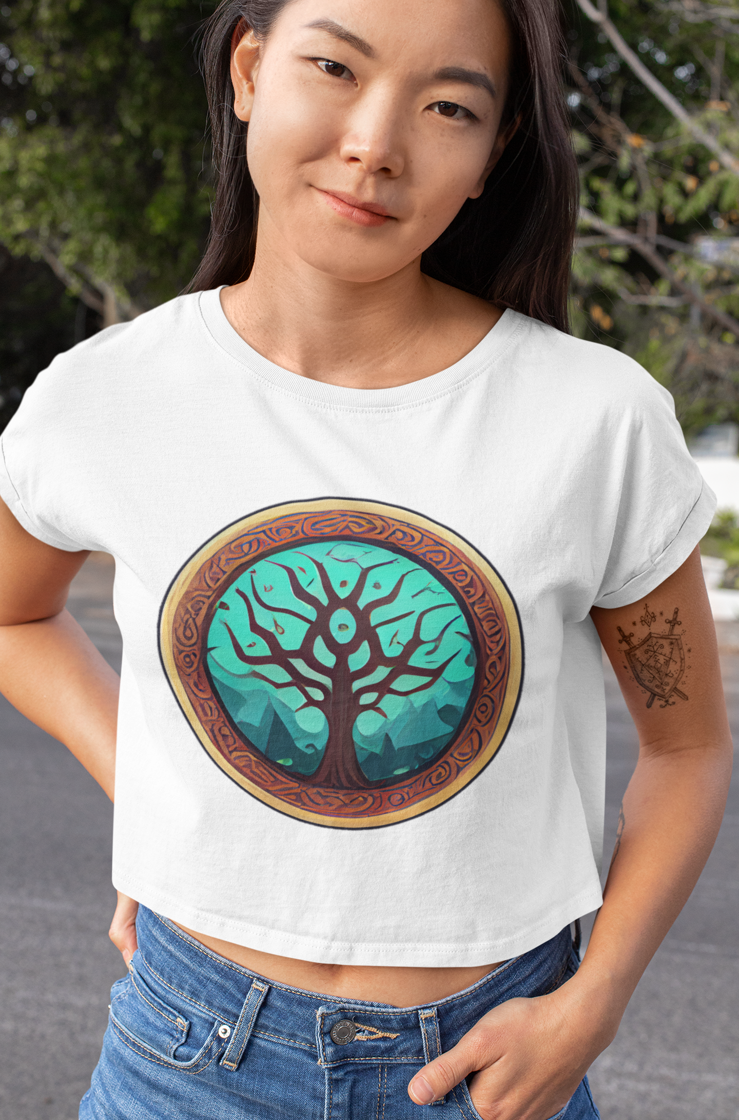 Nome do produto: Camiseta Arvore Tribal 3