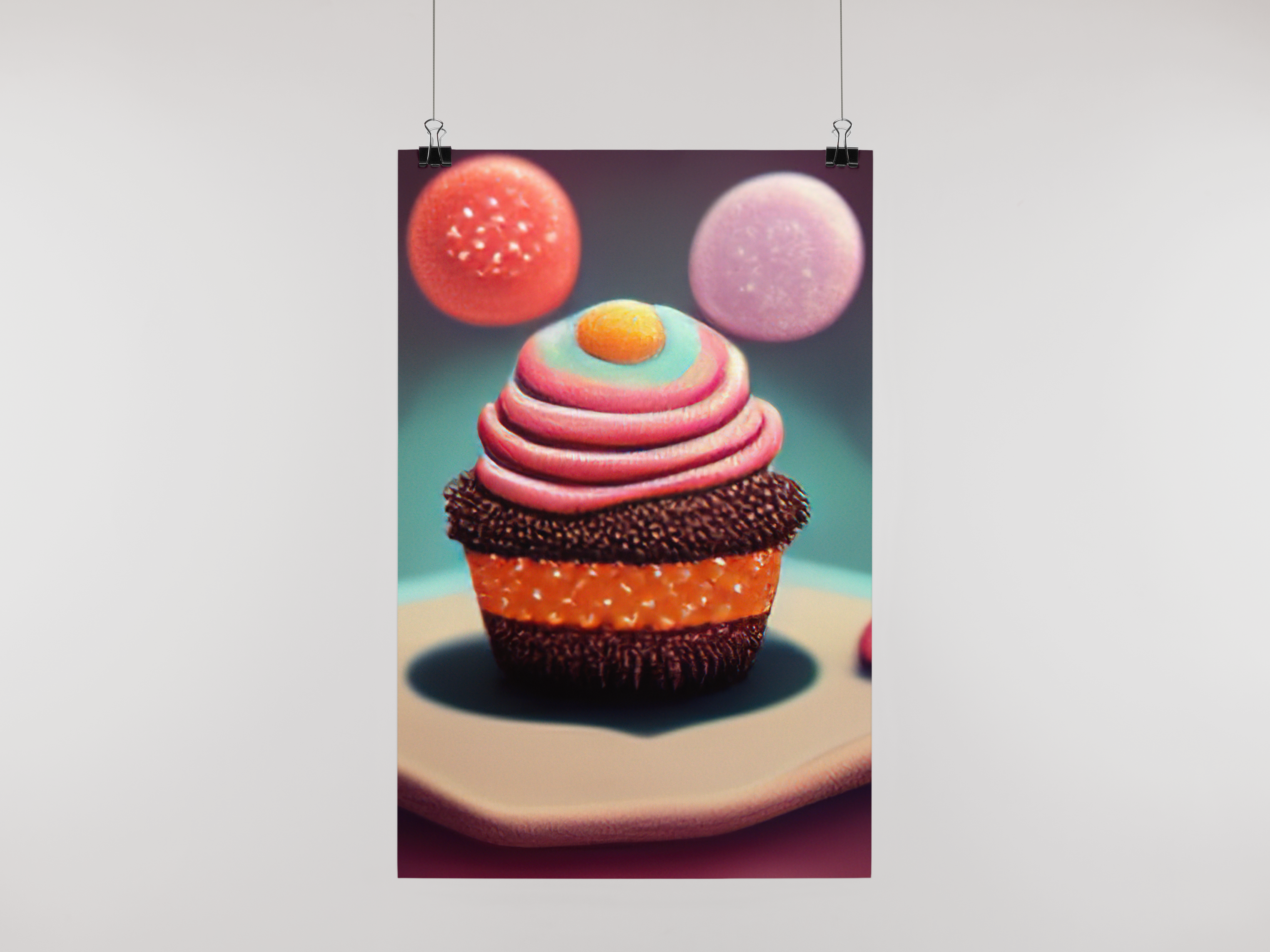 Nome do produto: Poster Cupcake 2