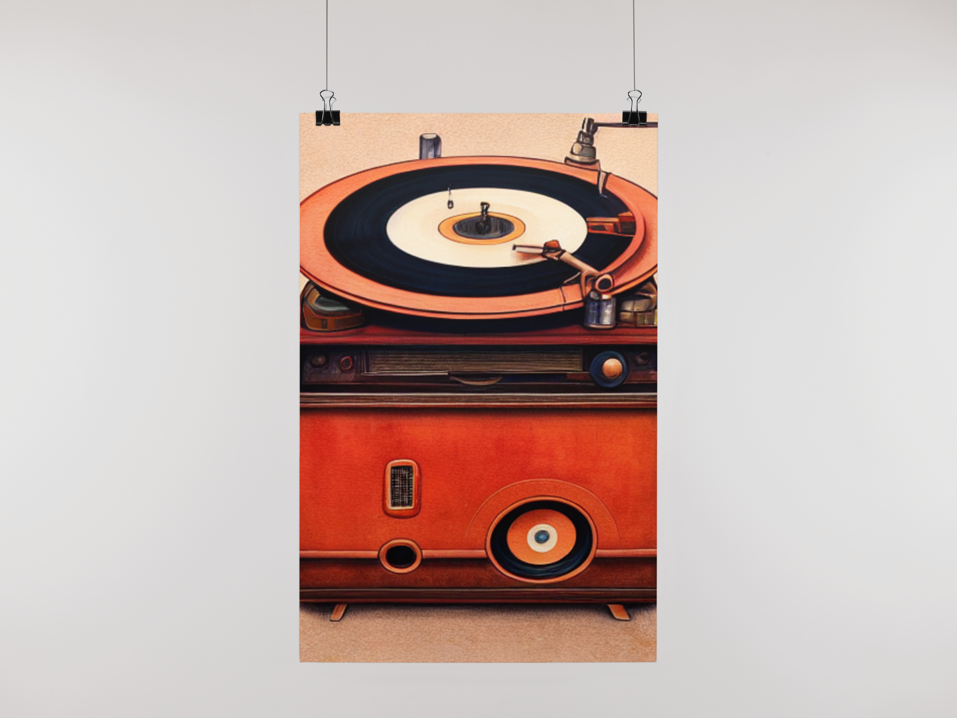 Nome do produto: Poster Vitrola