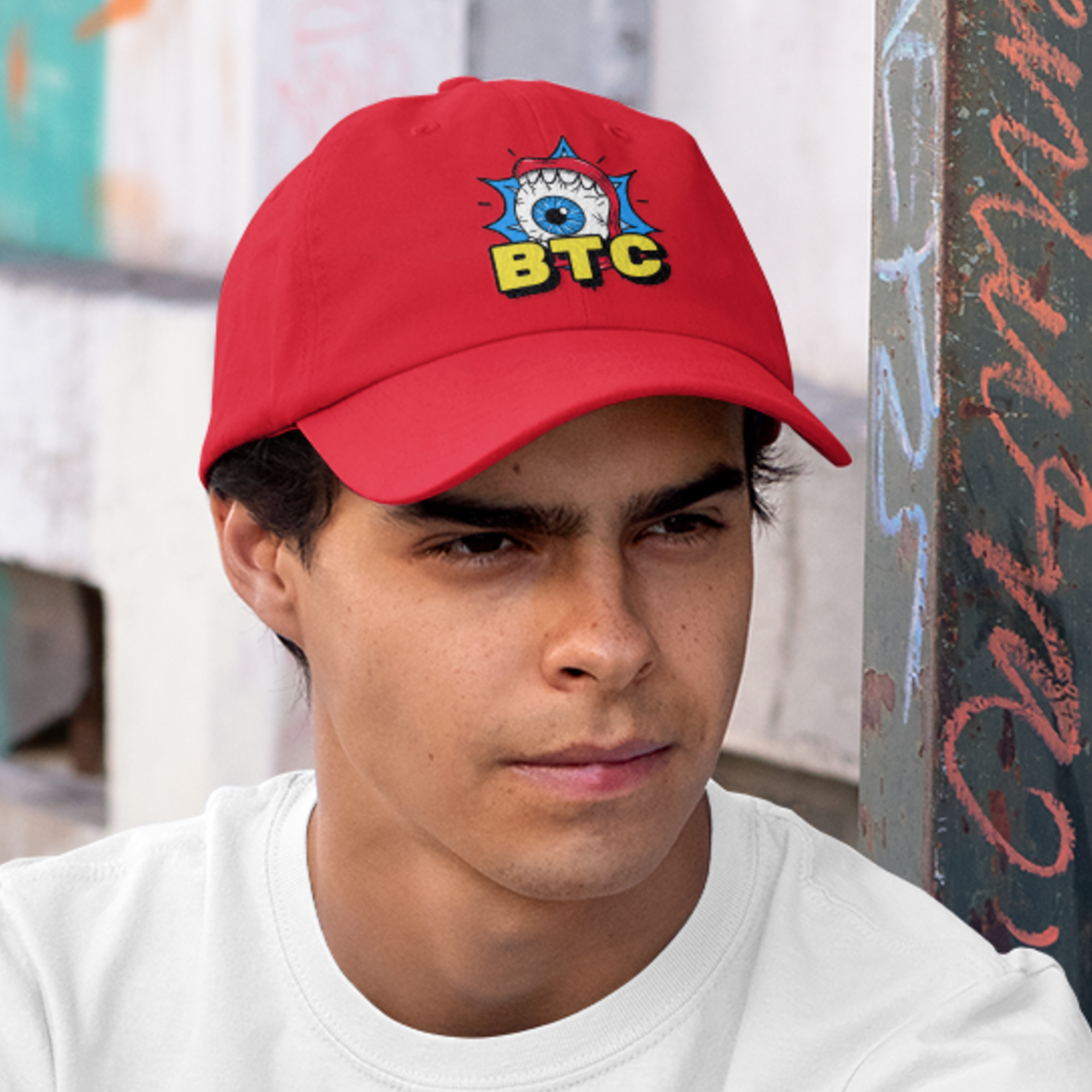 Nome do produto: Boné Bitcoin Eyes BTC041-BB