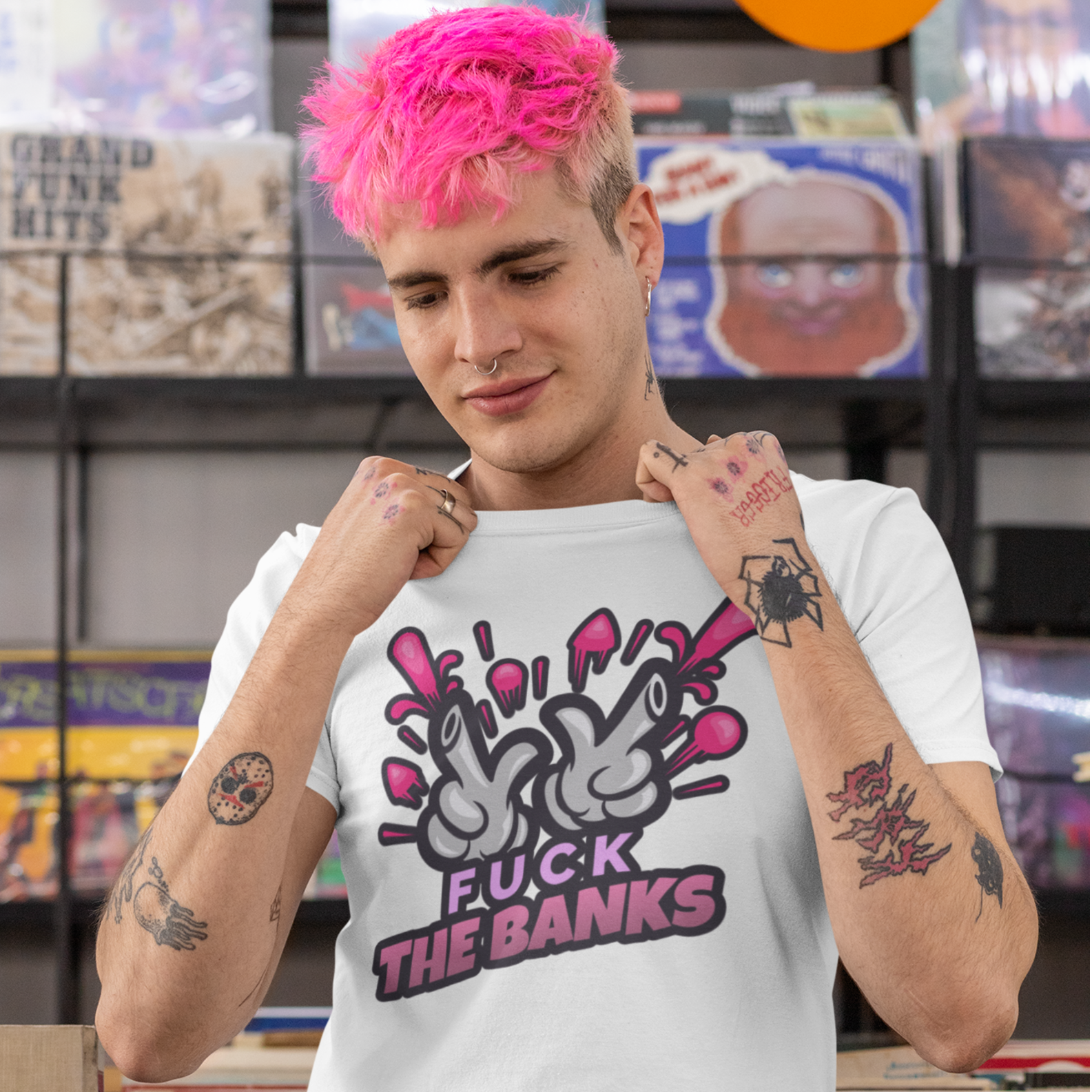 Nome do produto: Camiseta Fuck Banks ANC016-CQ