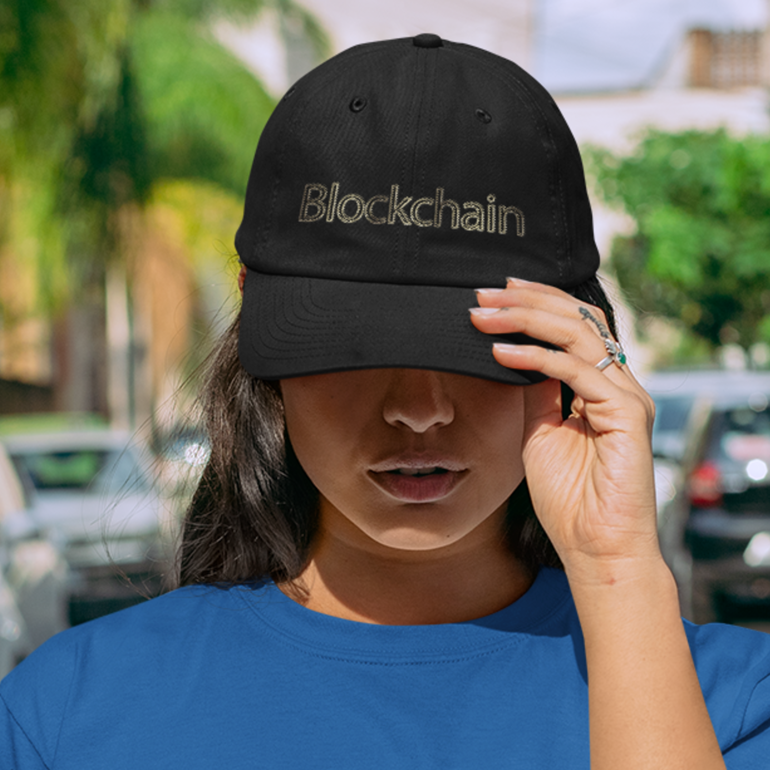 Nome do produto: Boné Blockchain Golden BKC001-BB