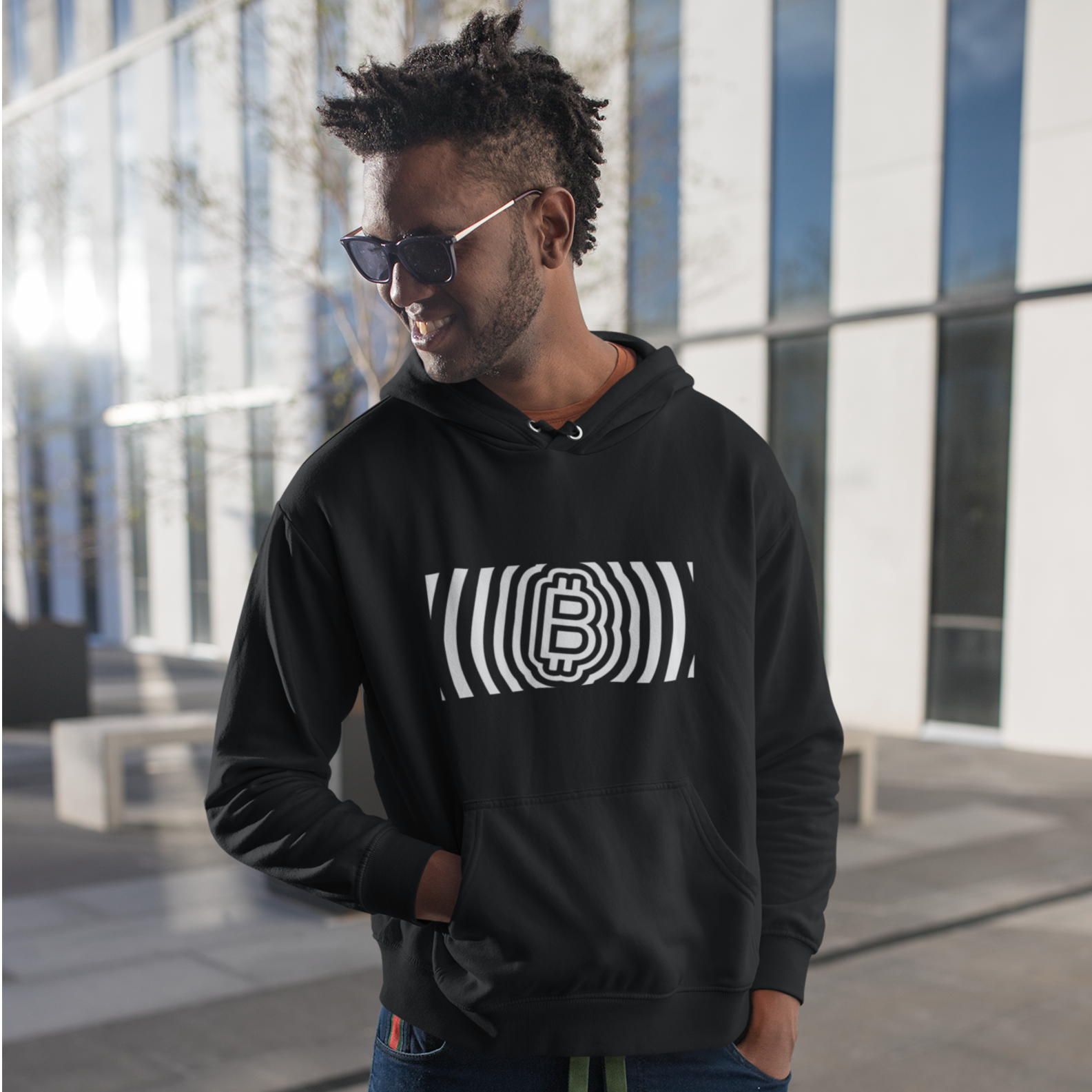 Nome do produto: Moletom Canguru Bitcoin Irradiation BTC037-MC