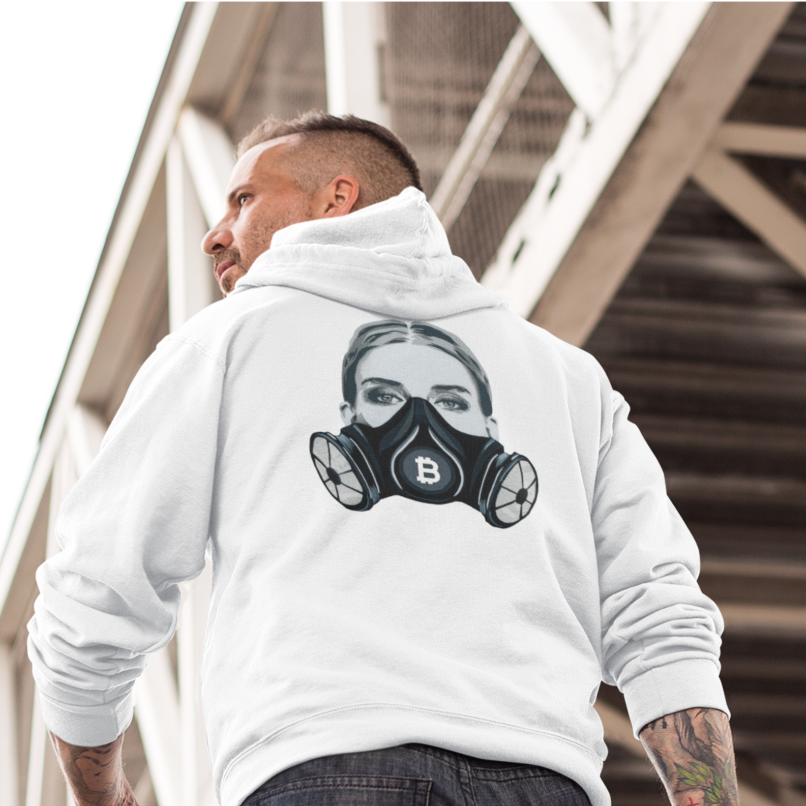 Nome do produto: Moletom Ziper Bitcoin Mask ANC006-MZ