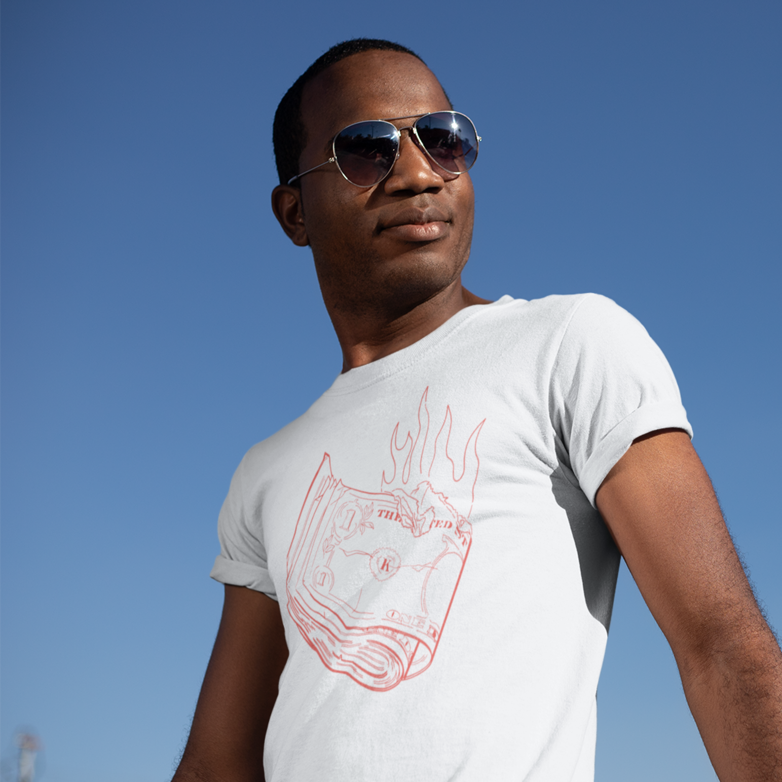 Nome do produto: Camiseta Money on Fire ANC020-CQ