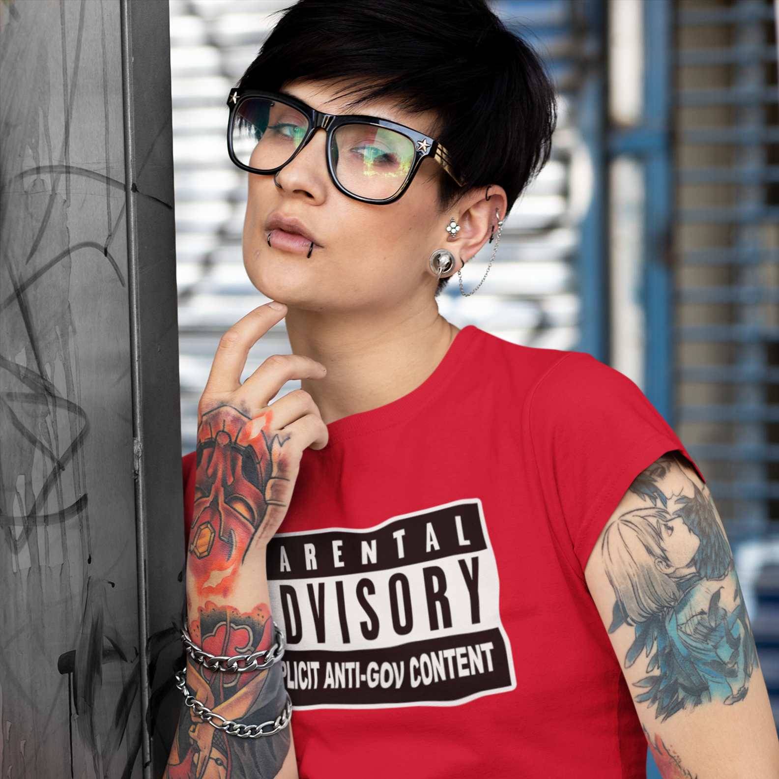 Nome do produto: Baby Look Parental Advisory ANC010-BQ