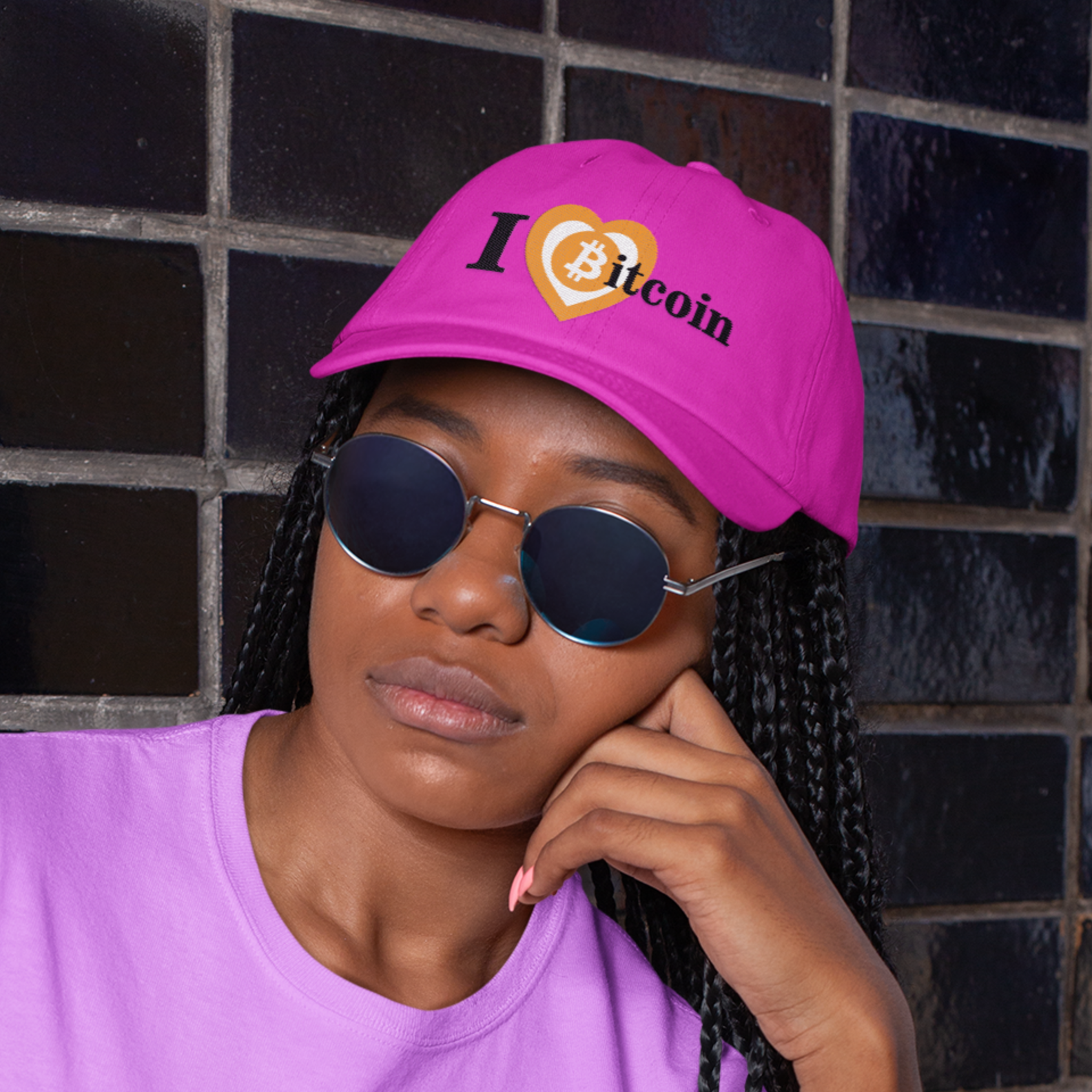 Nome do produto: Boné I Love Bitcoin BTC033-BB