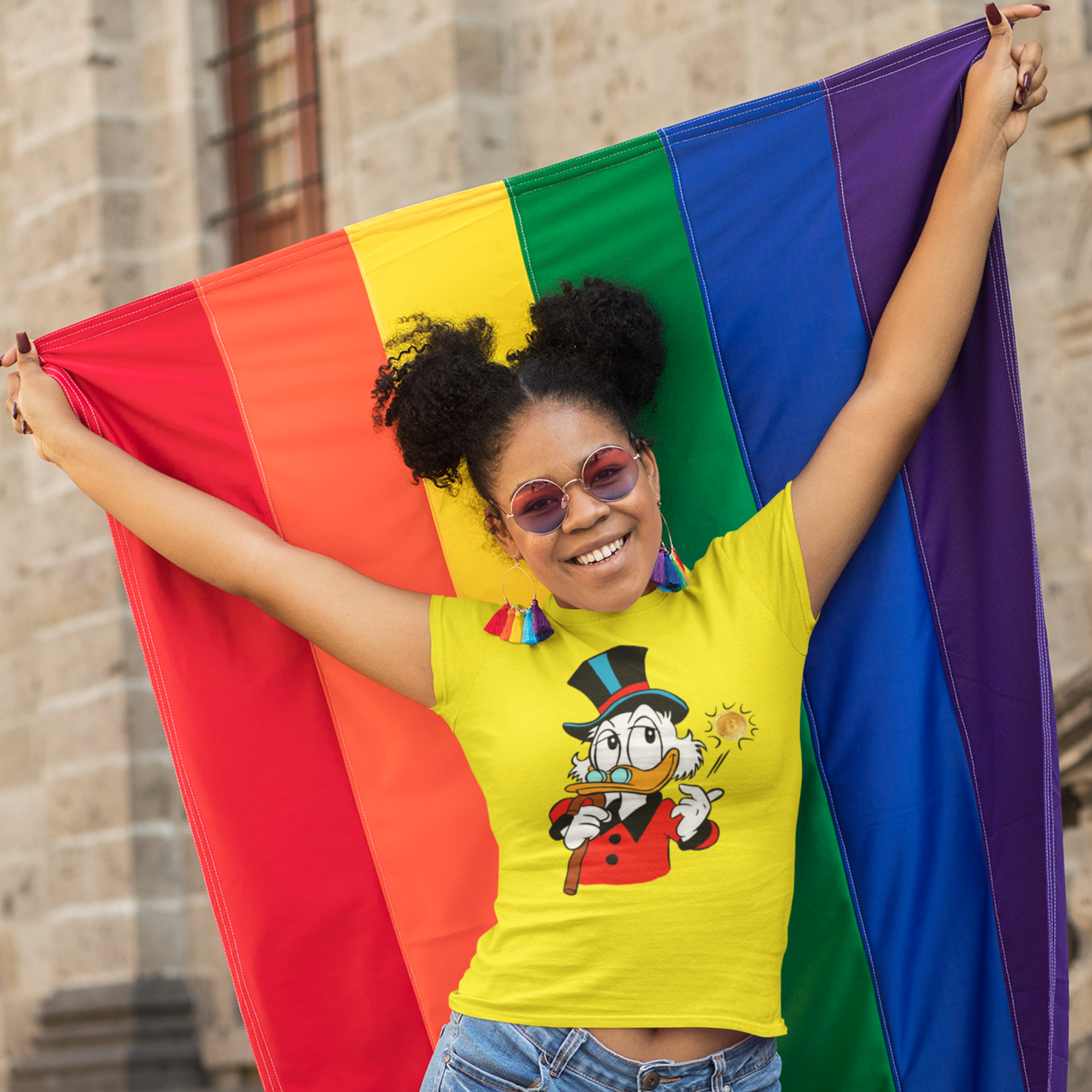 Nome do produto: Baby Look McDuck Coin BTC023-BQ