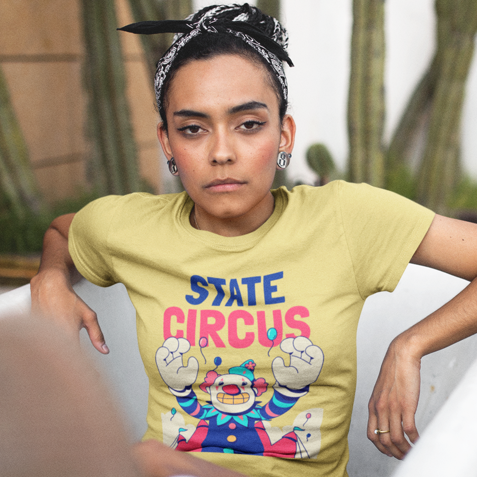 Nome do produto: Baby Look Estonada State Circus ANC021-BE