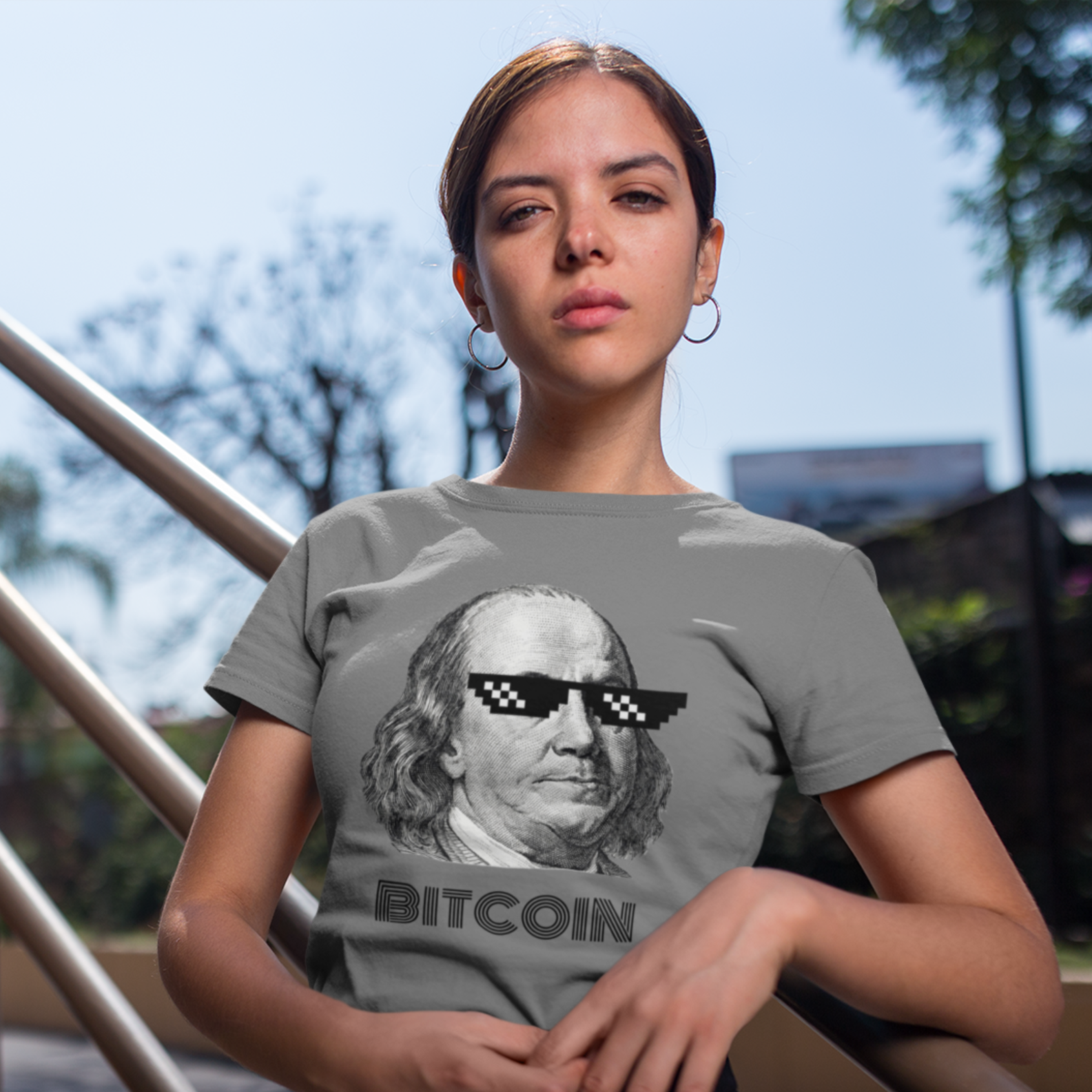 Nome do produto: Baby Look Bitcoin Sunglasses BTC028-BQ