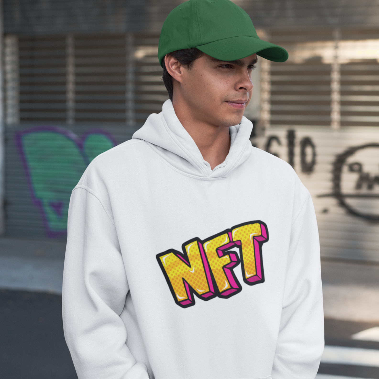 Nome do produto: Moletom Canguru NFT Pop Art NFT002-MC