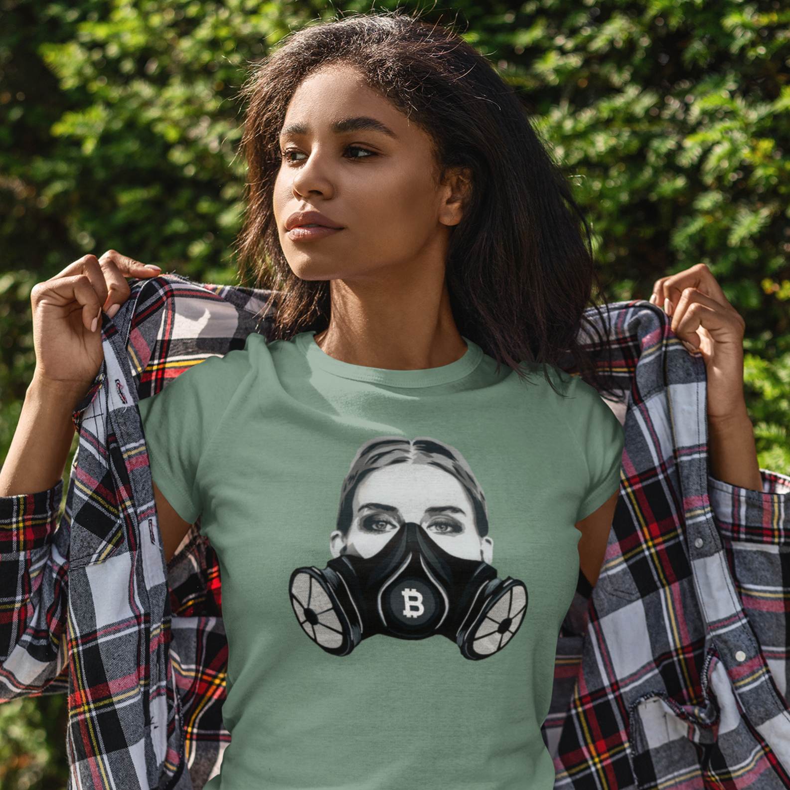 Nome do produto: Baby Look Estonada Bitcoin Mask ANC006-BE