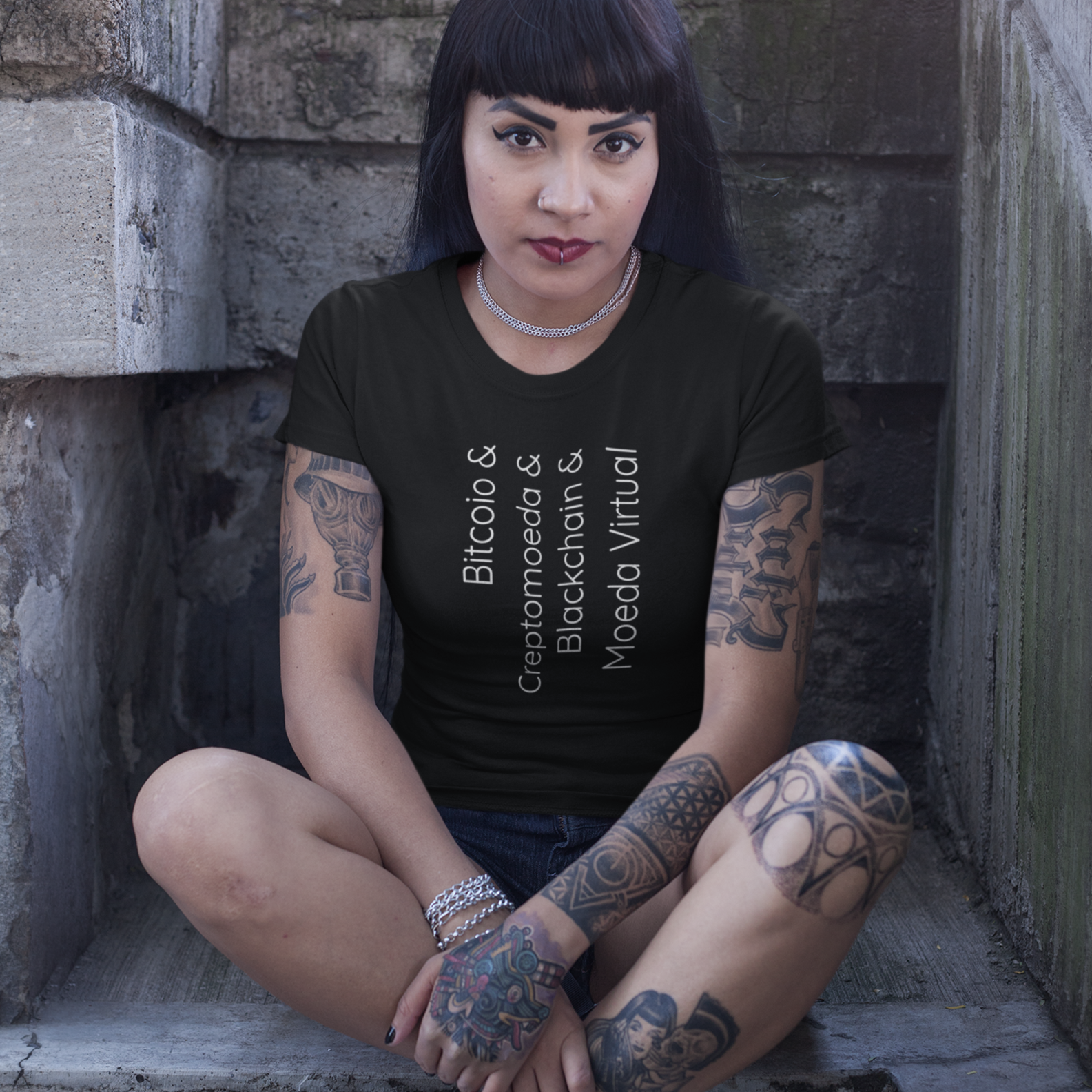 Nome do produto: Baby Look Creptomoedas (W) HUM005-BQ