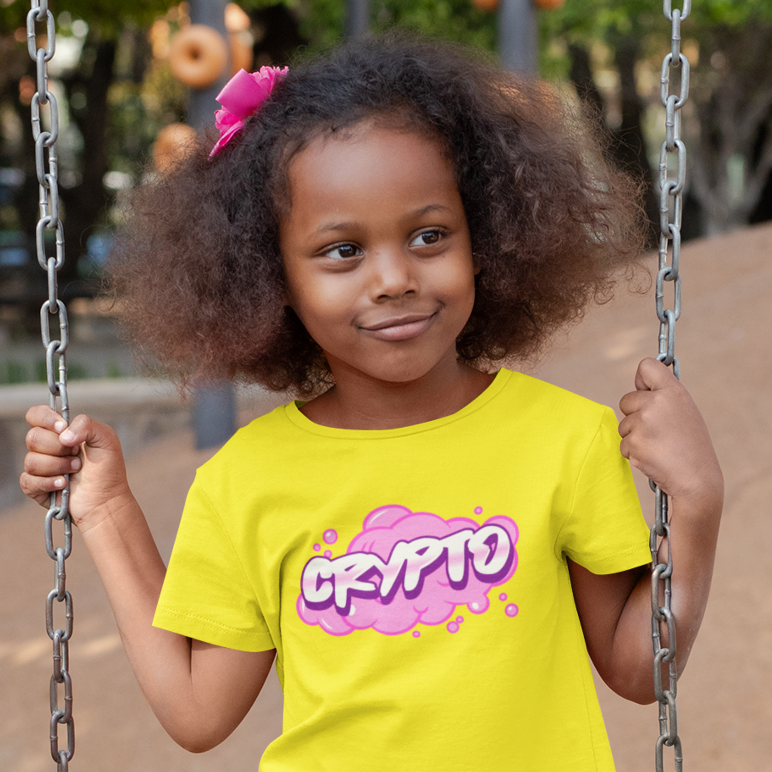 Nome do produto: Camiseta Infantil Crypto Bubble CRY005-CI