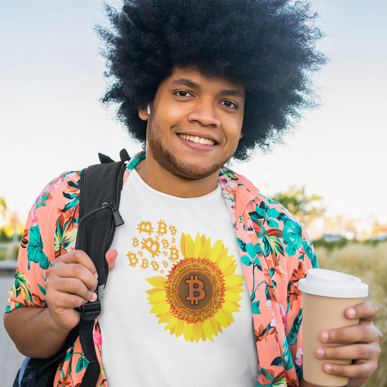 Nome do produto: Camiseta Sunflower Coin BTC007-CQ