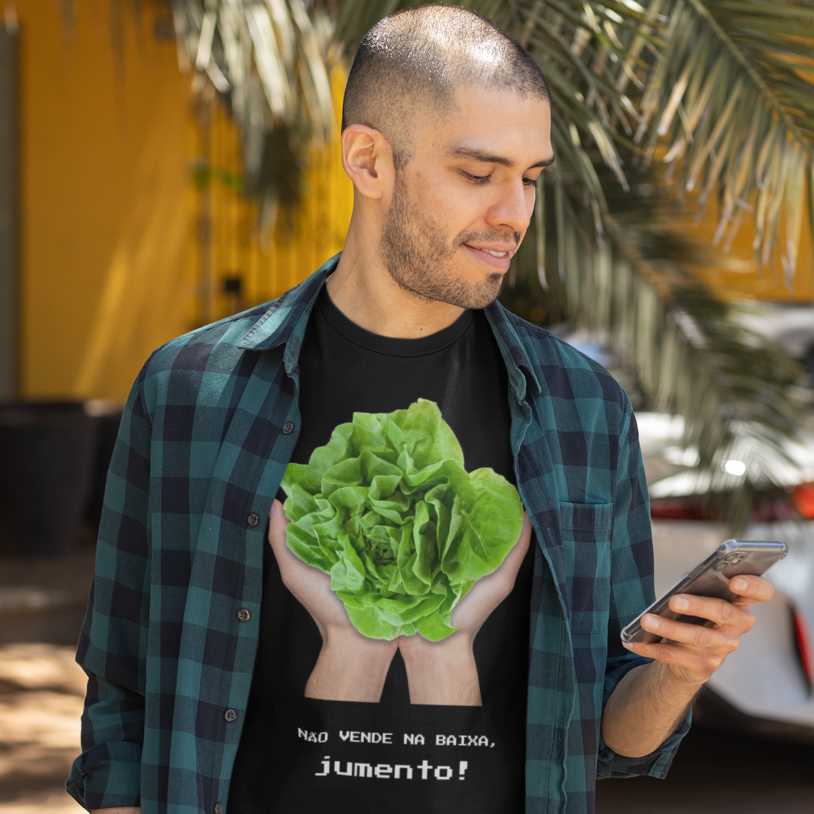 Nome do produto: Camiseta Mão de Alface HUM001-CQ