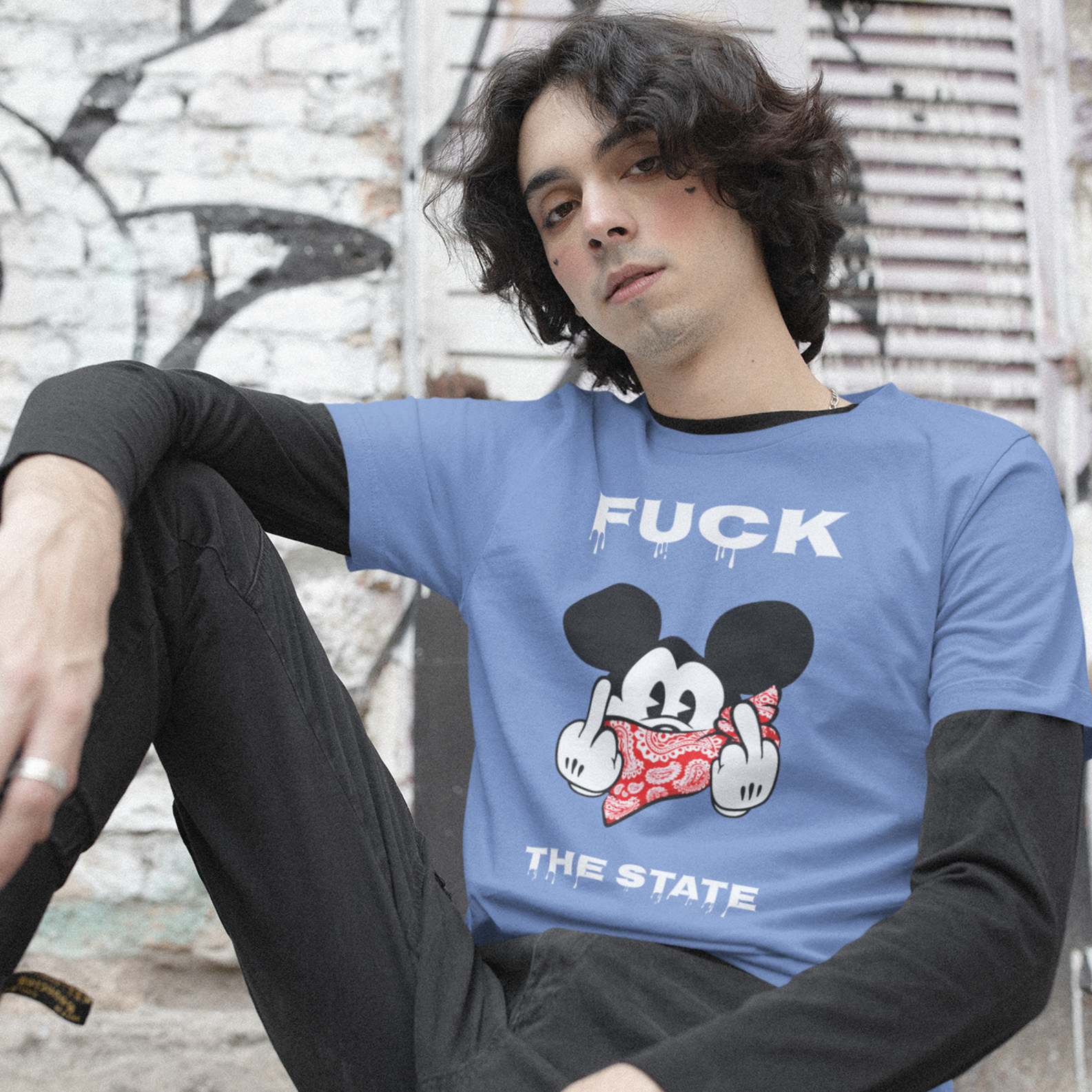 Nome do produto: Camiseta Estonada Fuck The State (W) ANC008-CE