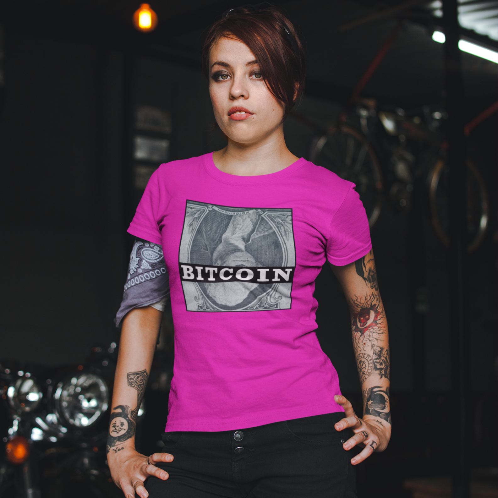 Nome do produto: Baby Look Anarco Bitcoin ANC001-BQ