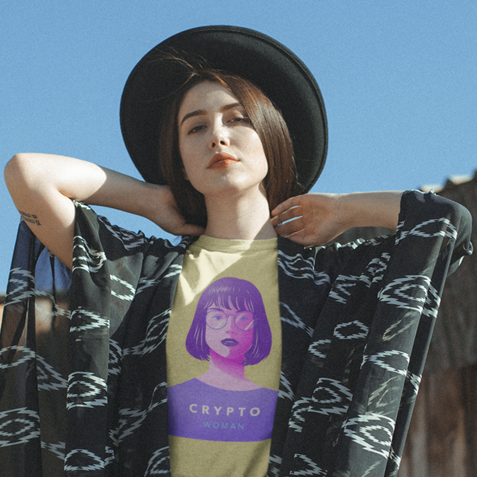 Nome do produto: Camiseta Crypto Woman CRY015-CQ