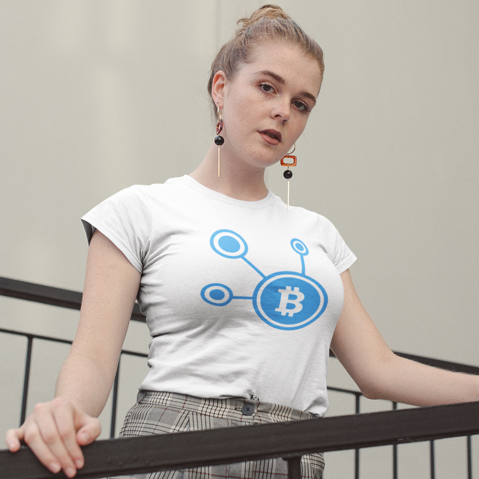 Nome do produto: Baby Look Bitcoin Blue BTC026-BQ