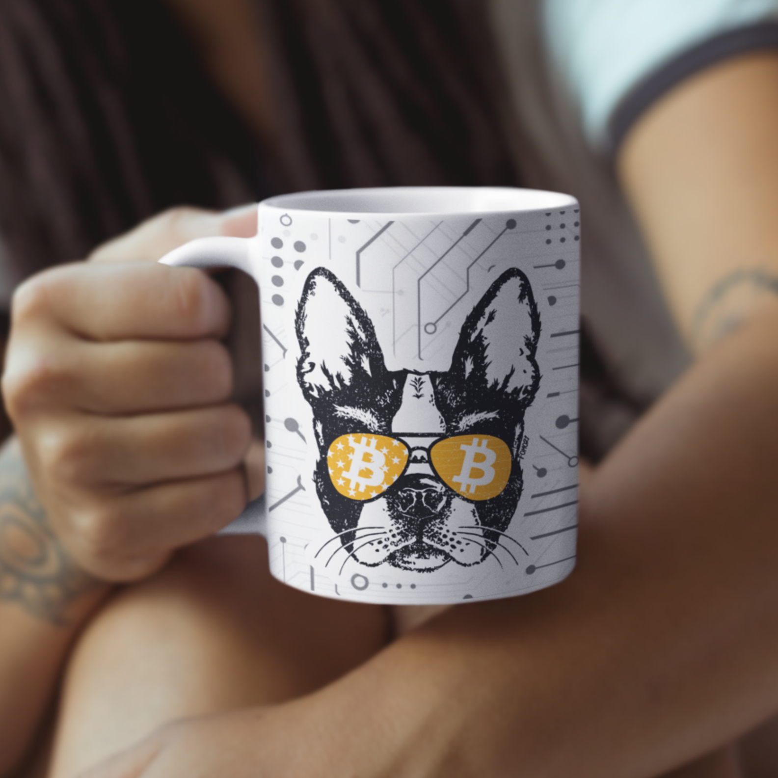 Nome do produto: Caneca Sunflower Coin BTC007-CA