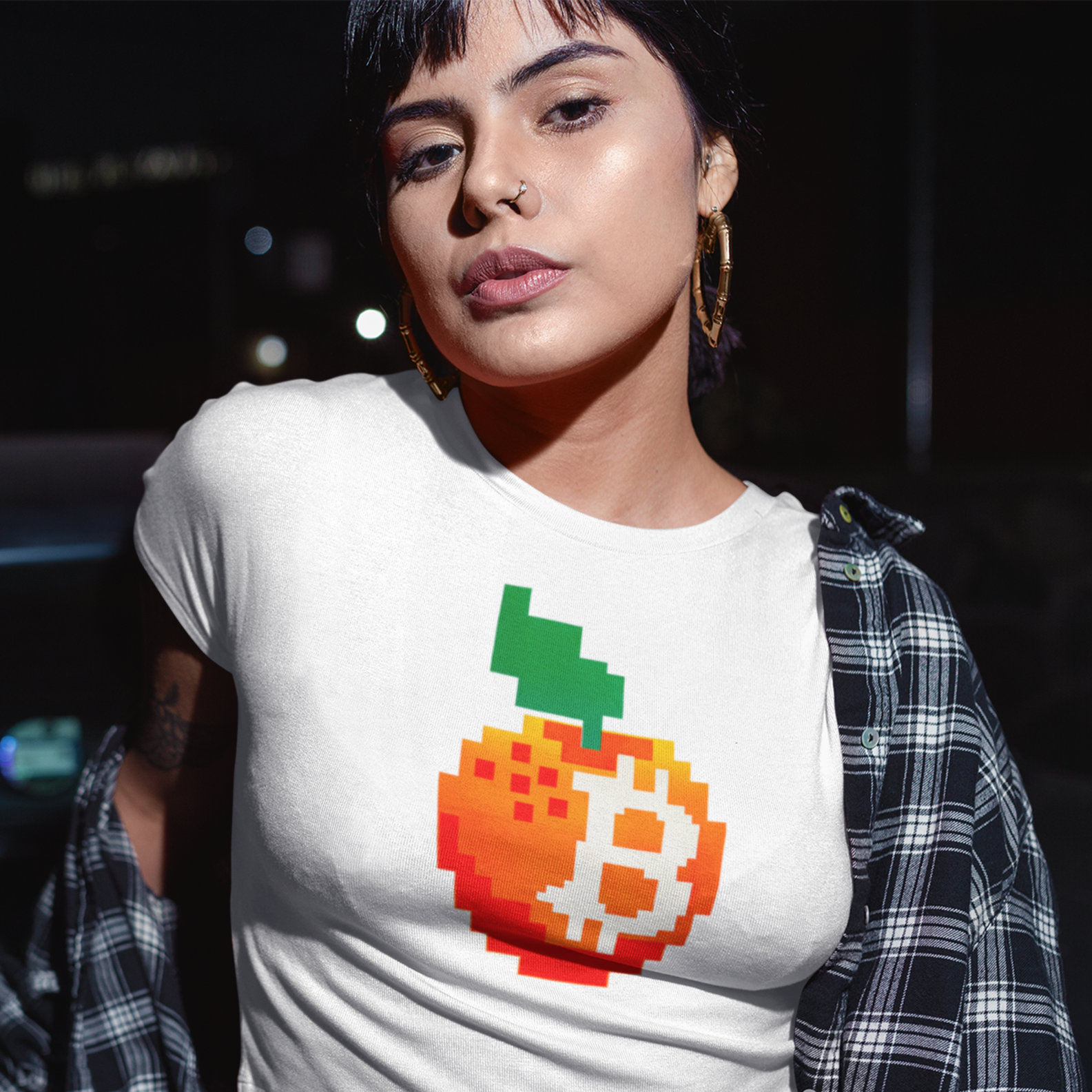 Nome do produto: Baby Look Bitcoin Fruit BTC020-BQ
