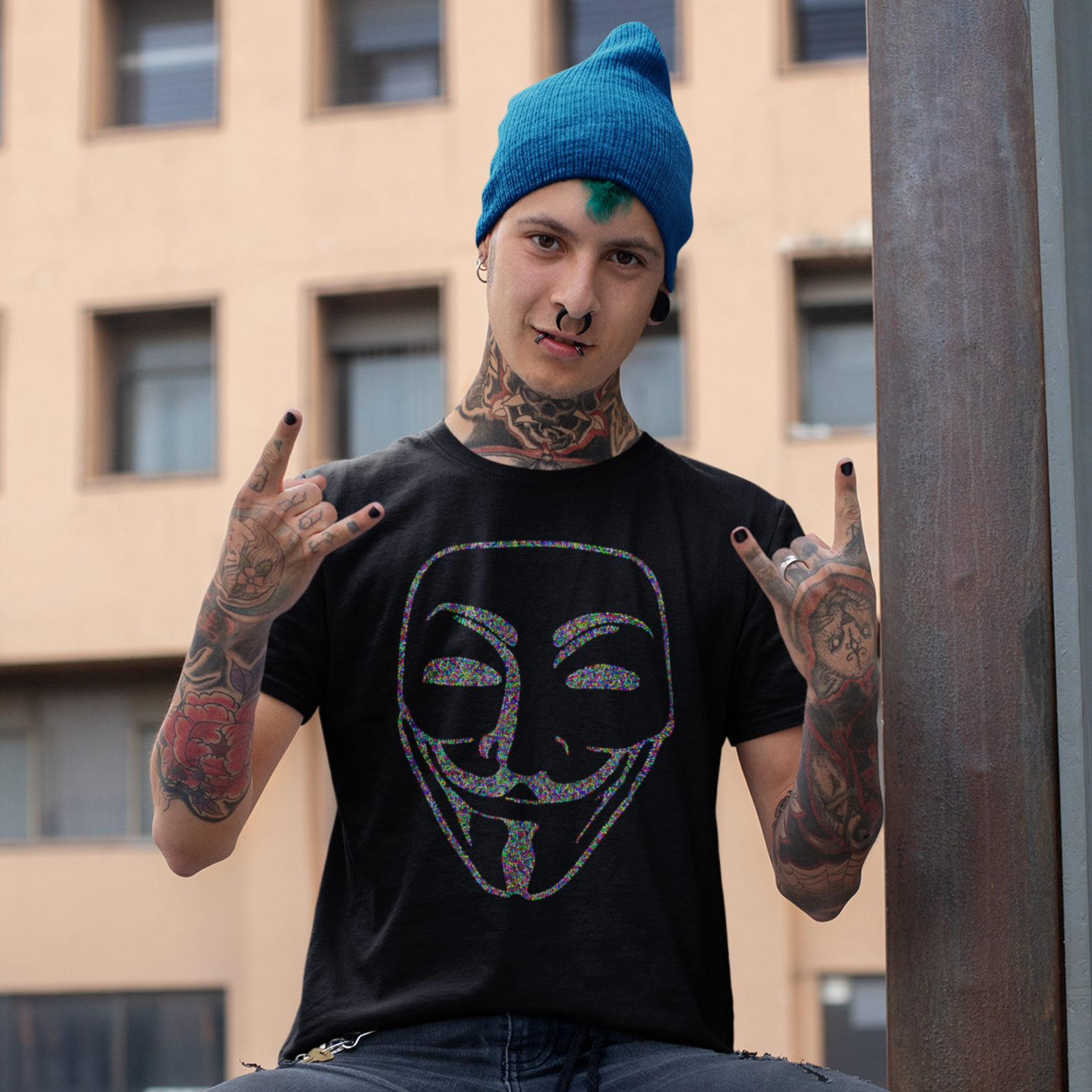 Nome do produto: Camiseta Anonymous Dots ANC019-CQ