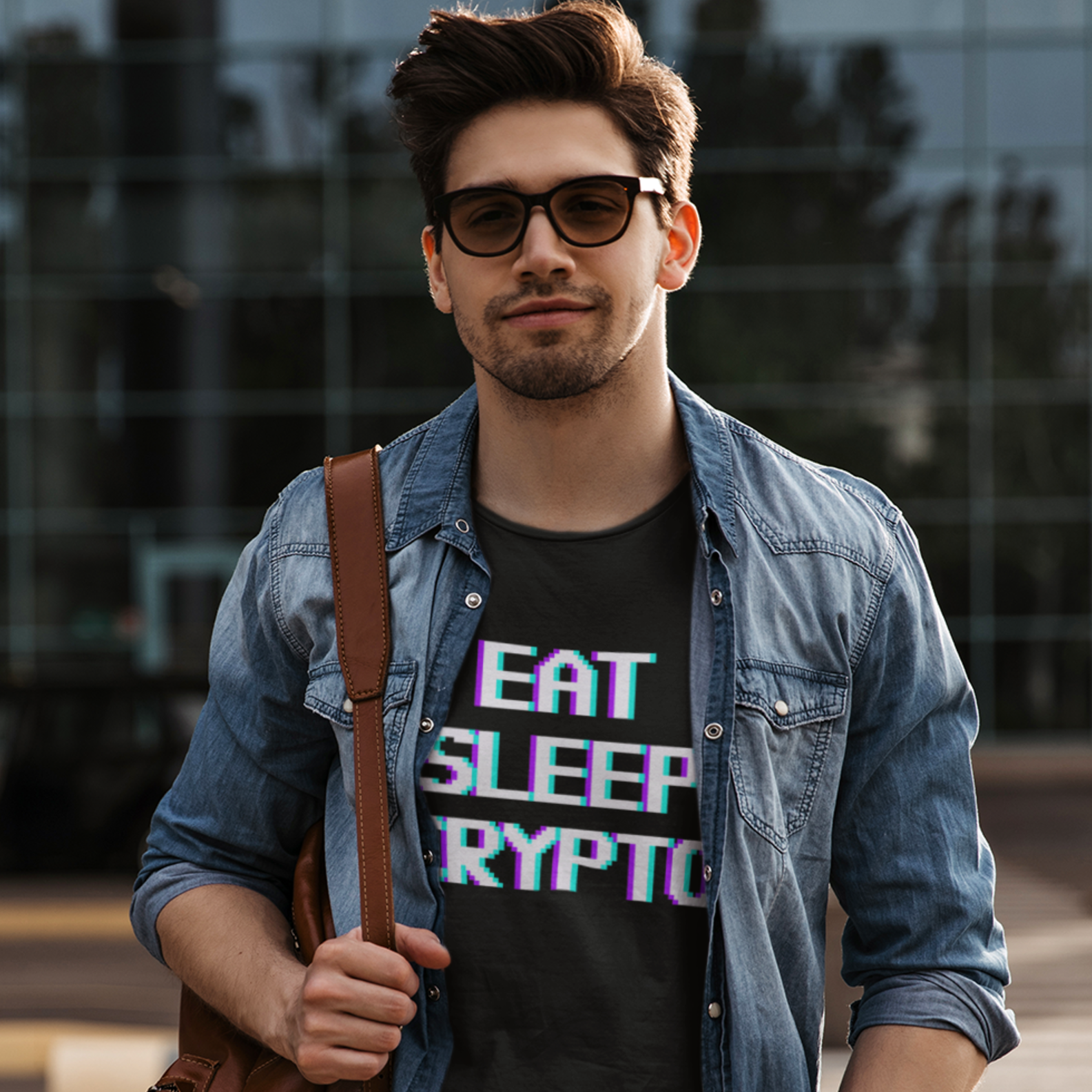 Nome do produto: Camiseta Eat Sleep Crypto CRY014-CQ