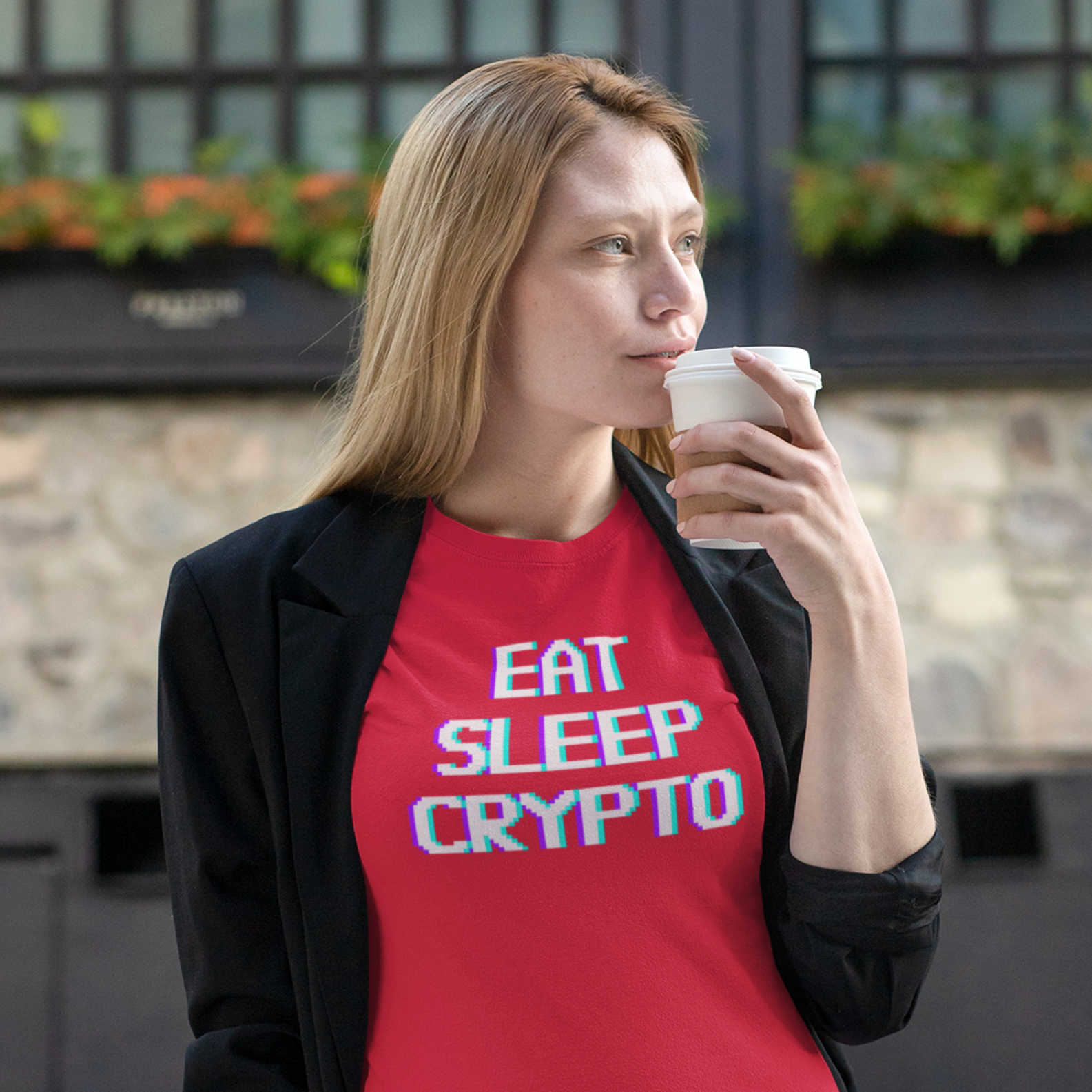 Nome do produto: Baby Look Eat Sleep Crypto CRY014-BQ