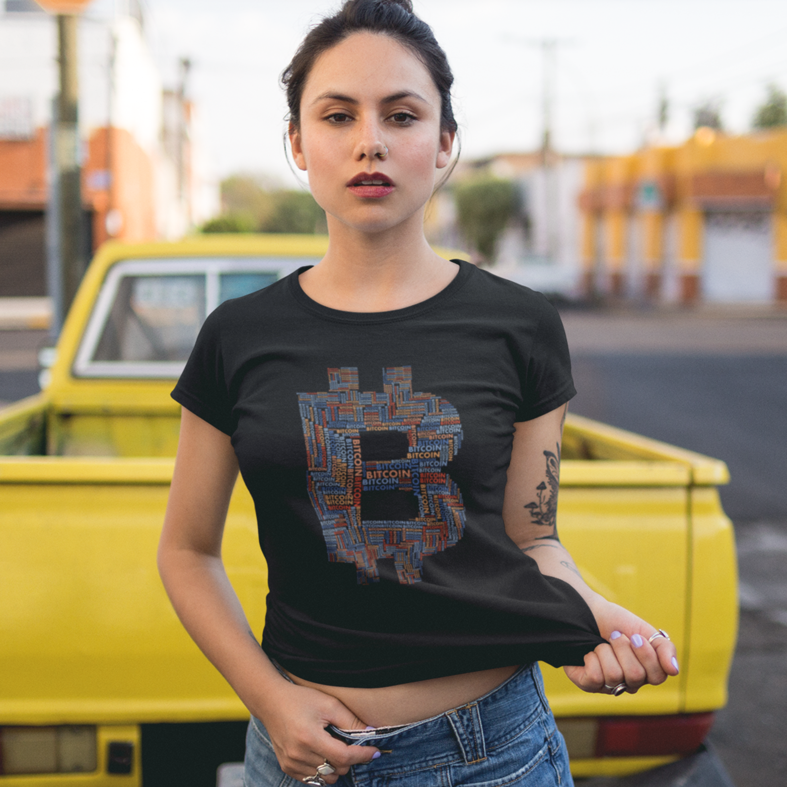 Nome do produto: Baby Look Prime Bitcoin Colours 2 BTC008-BP