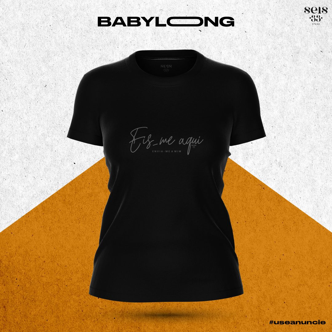 Nome do produto: Baby Long Eis-me Aqui