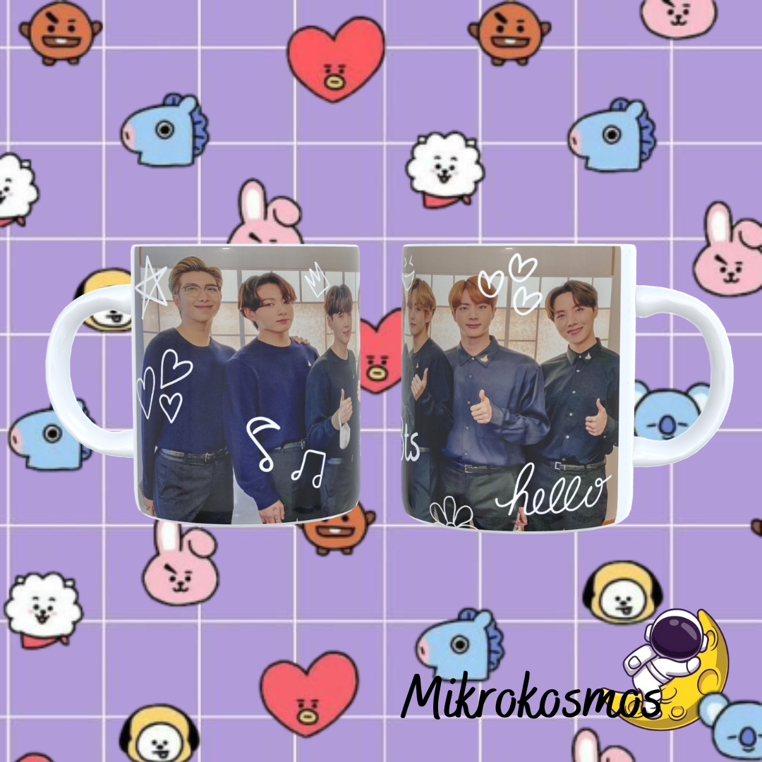 Nome do produto: Black BTS Mug