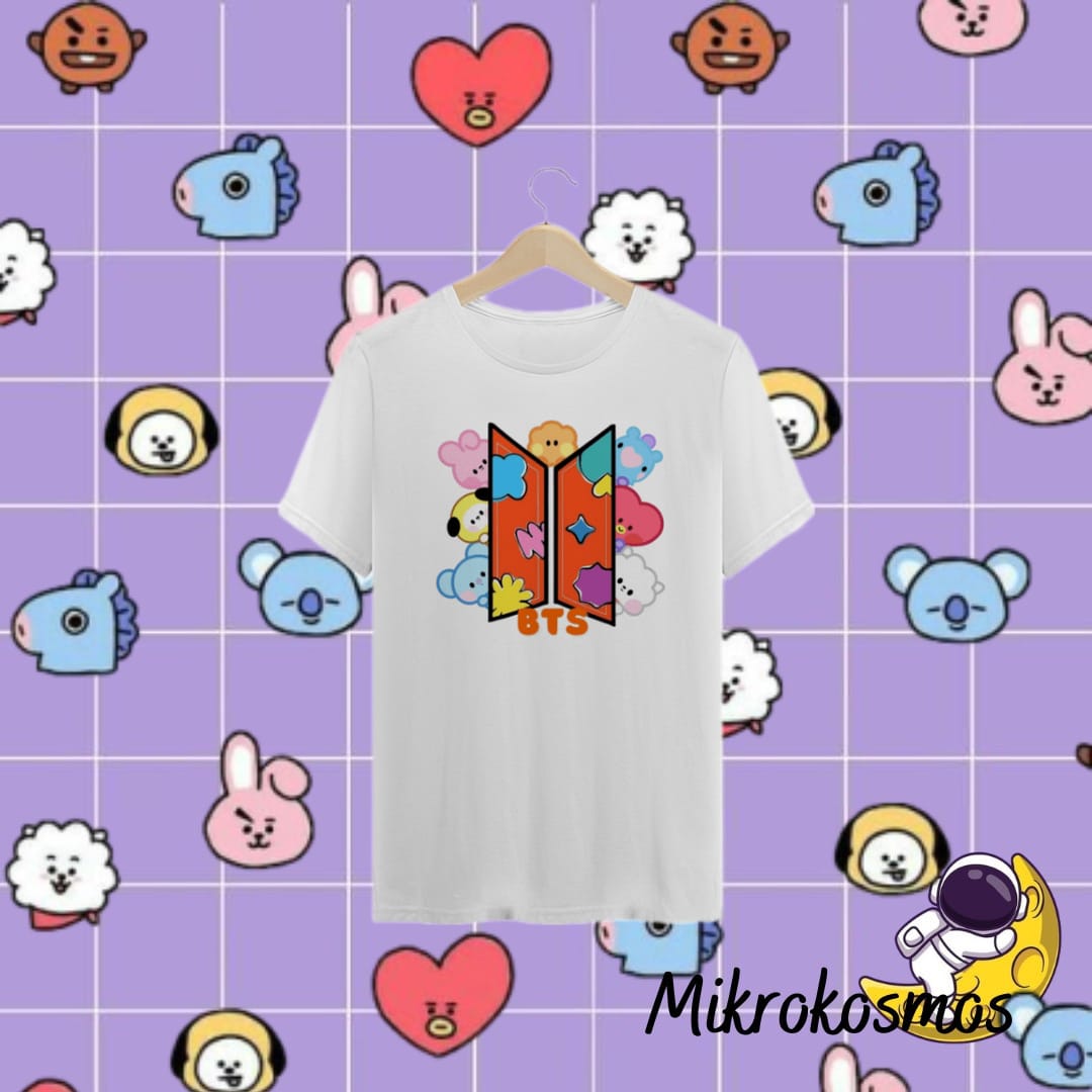 Nome do produto: BT21 logo T-shirt