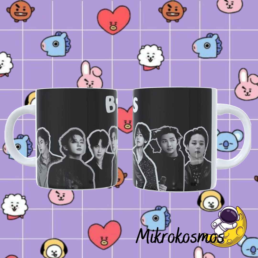 Nome do produto: B&W BTS Mug