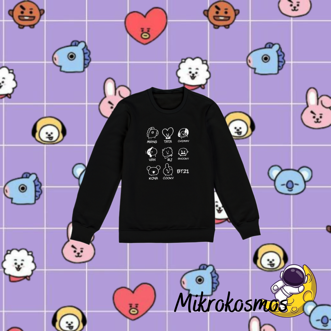 Nome do produto: Moletom BT21 Draw