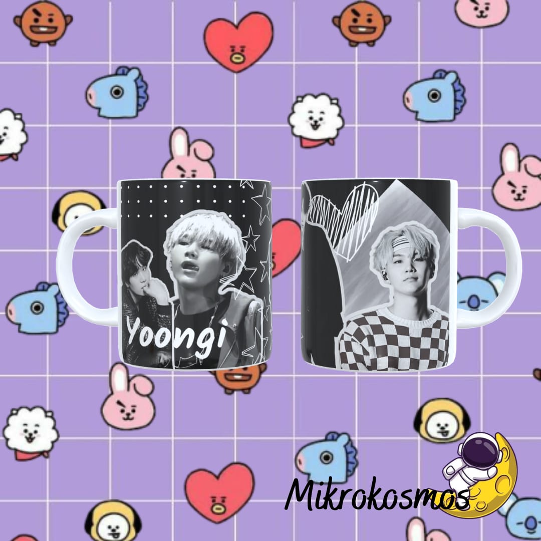 Nome do produto: B&W Yoongi Mug