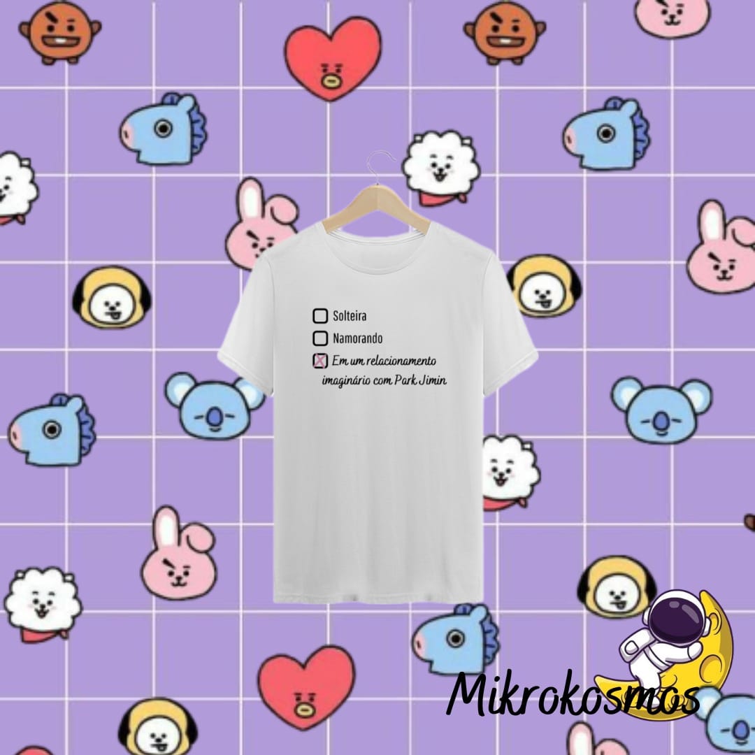 Nome do produto: Status Jimin T-shirt