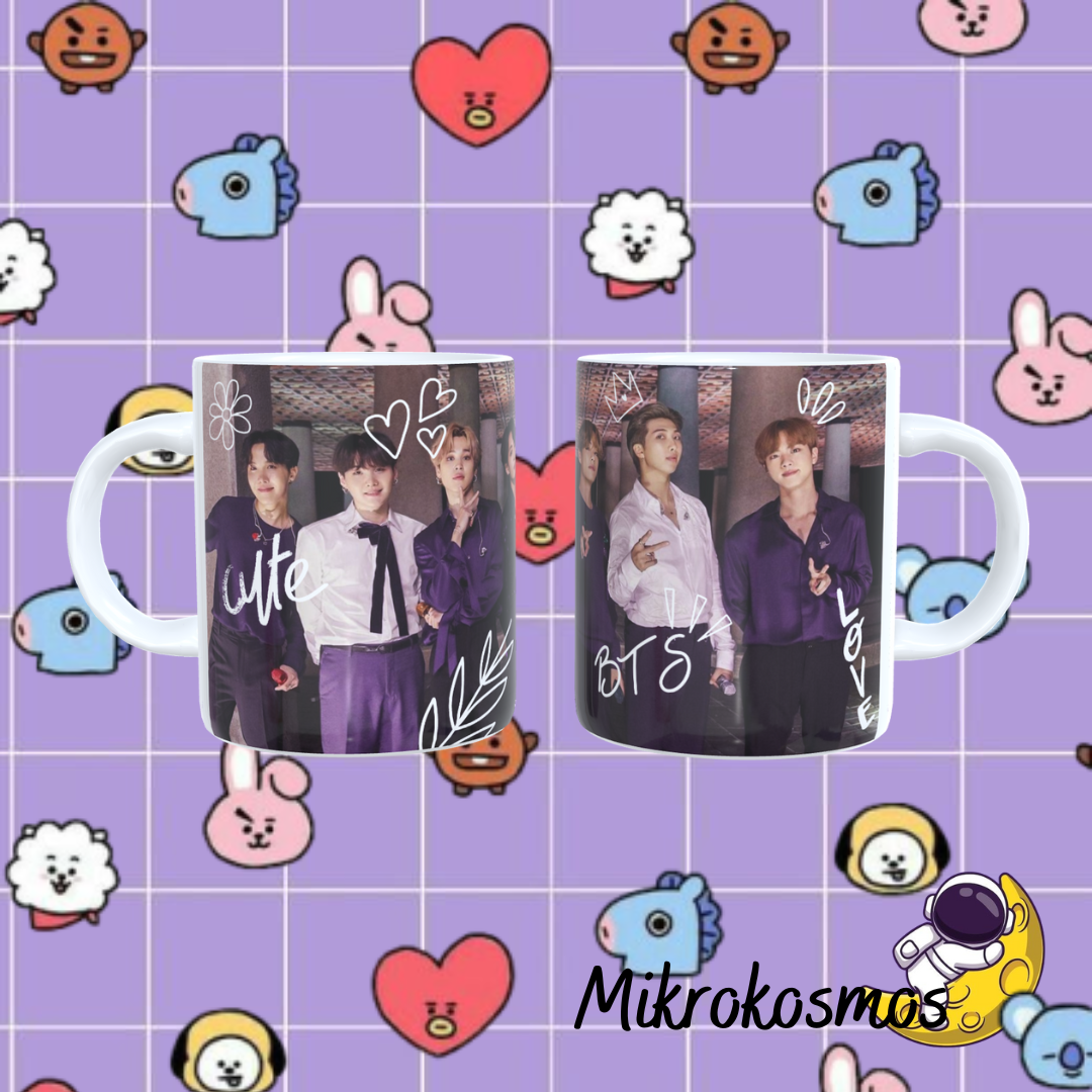 Nome do produto: Purple BTS Mug