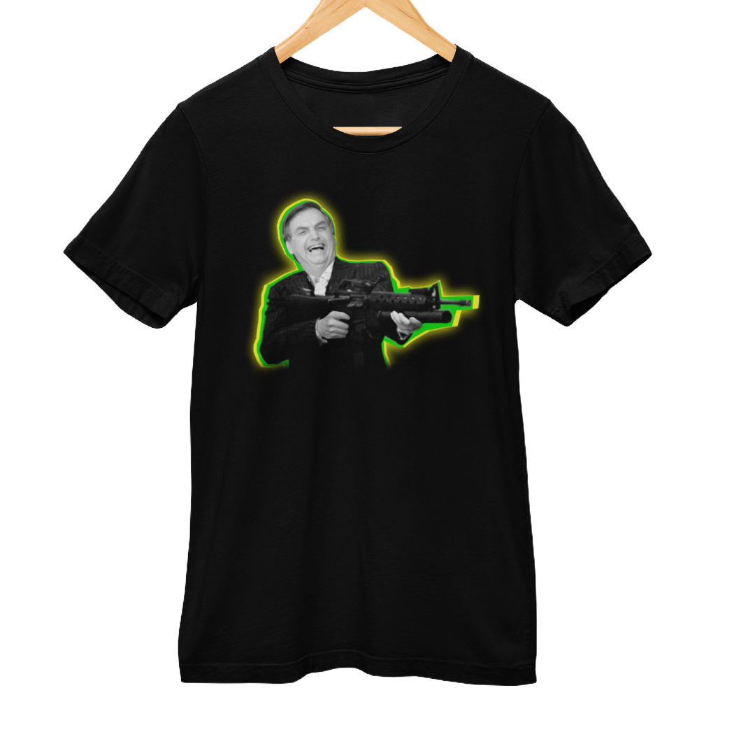 Camiseta  Bolsonaro Mito - Preta e Azul marinho, unissex
