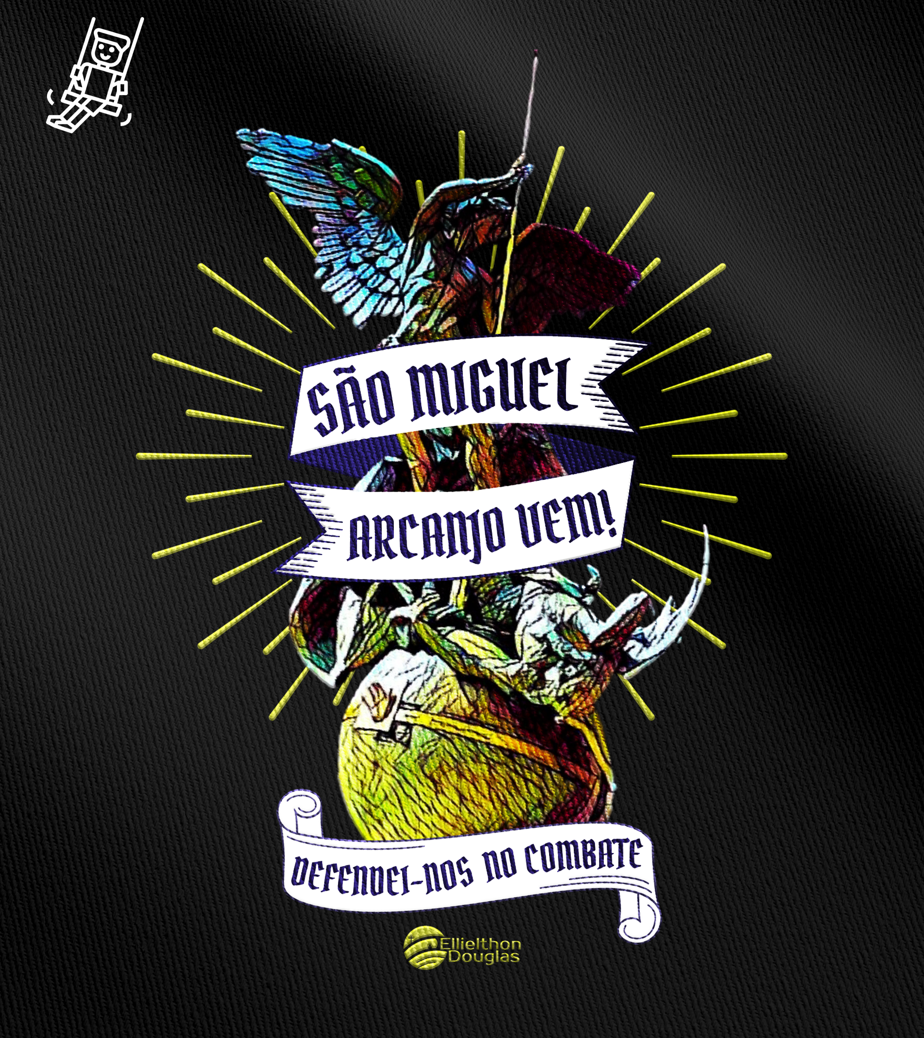 Camiseta Infantil Ellielthon Douglas - São Miguel Arcanjo