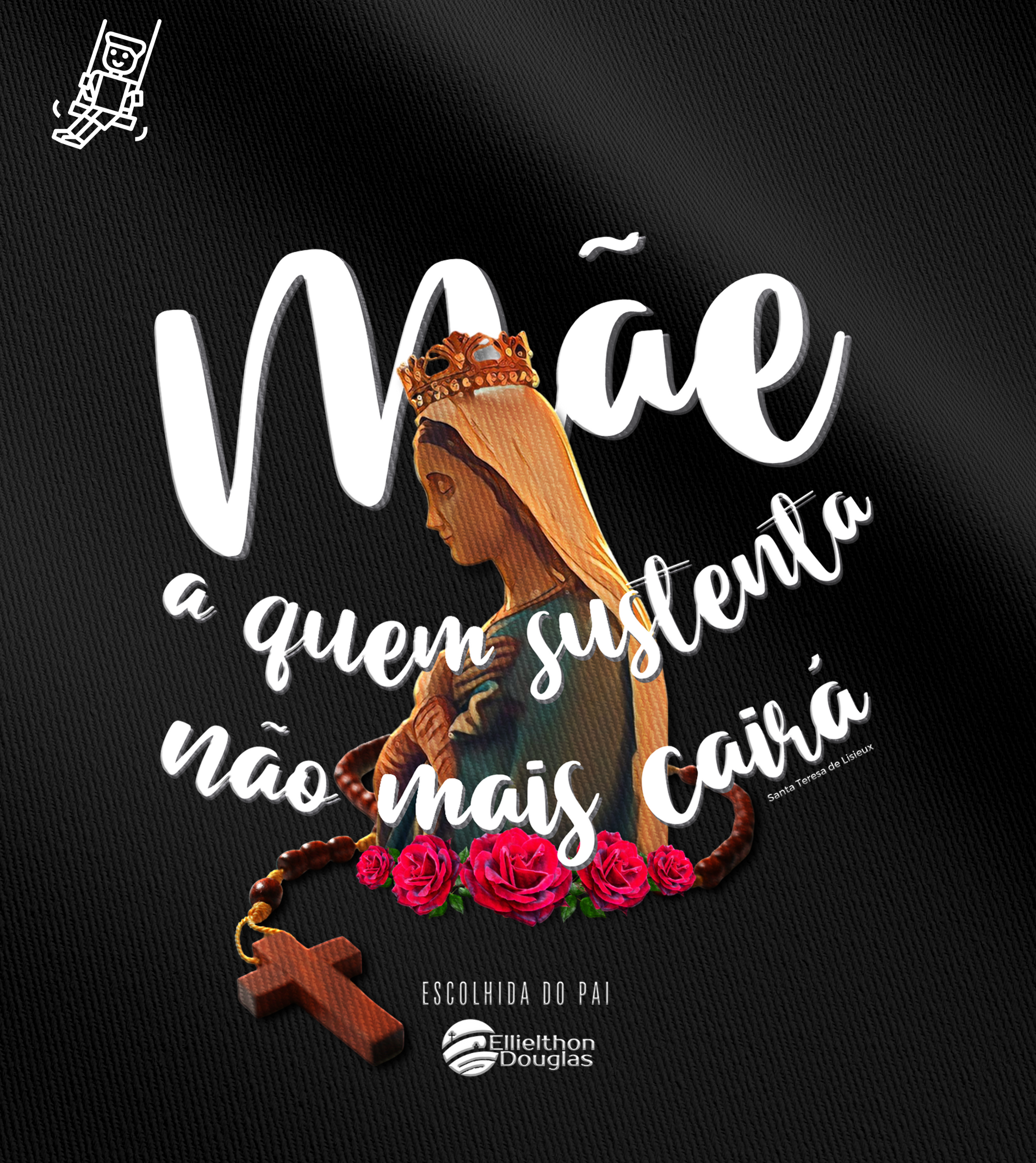 Camiseta Infantil Ellielthon Douglas - Escolhida do Pai